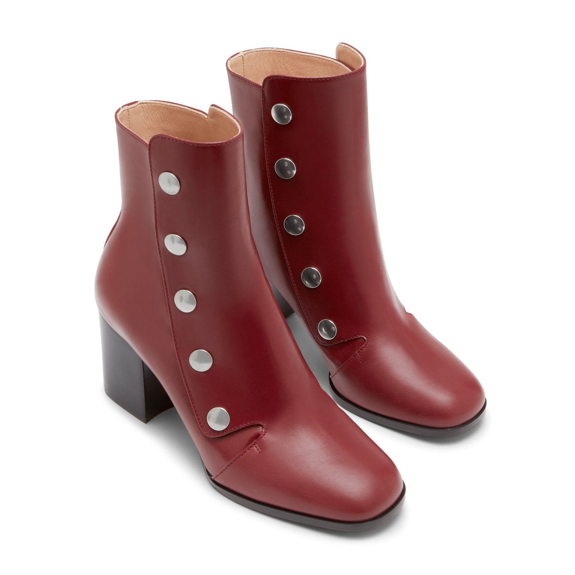 

Marylebone leather boots, Burgundy