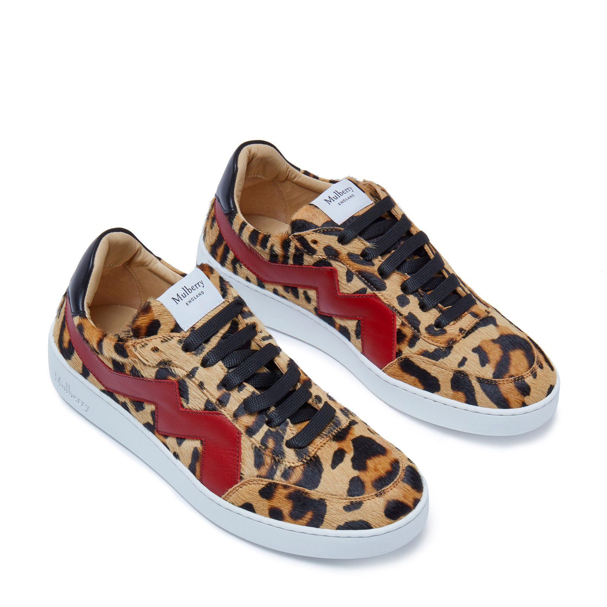 

Jumping lace-up sneakers, Animal print