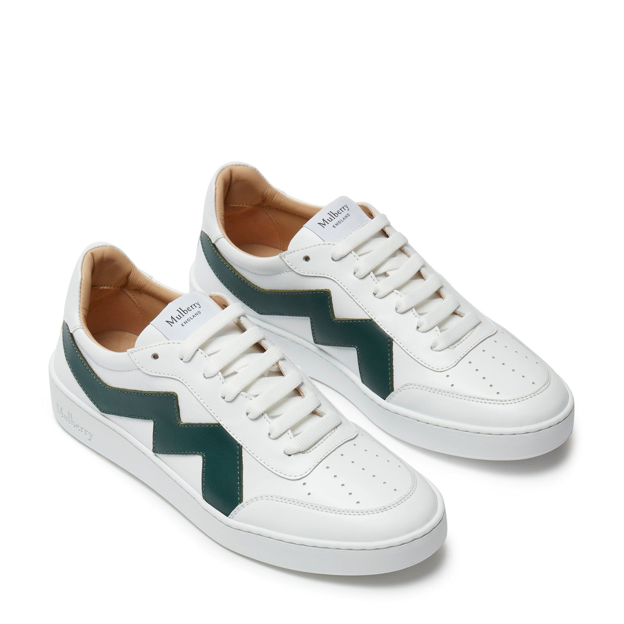 

Jumping lace-up sneakers, White