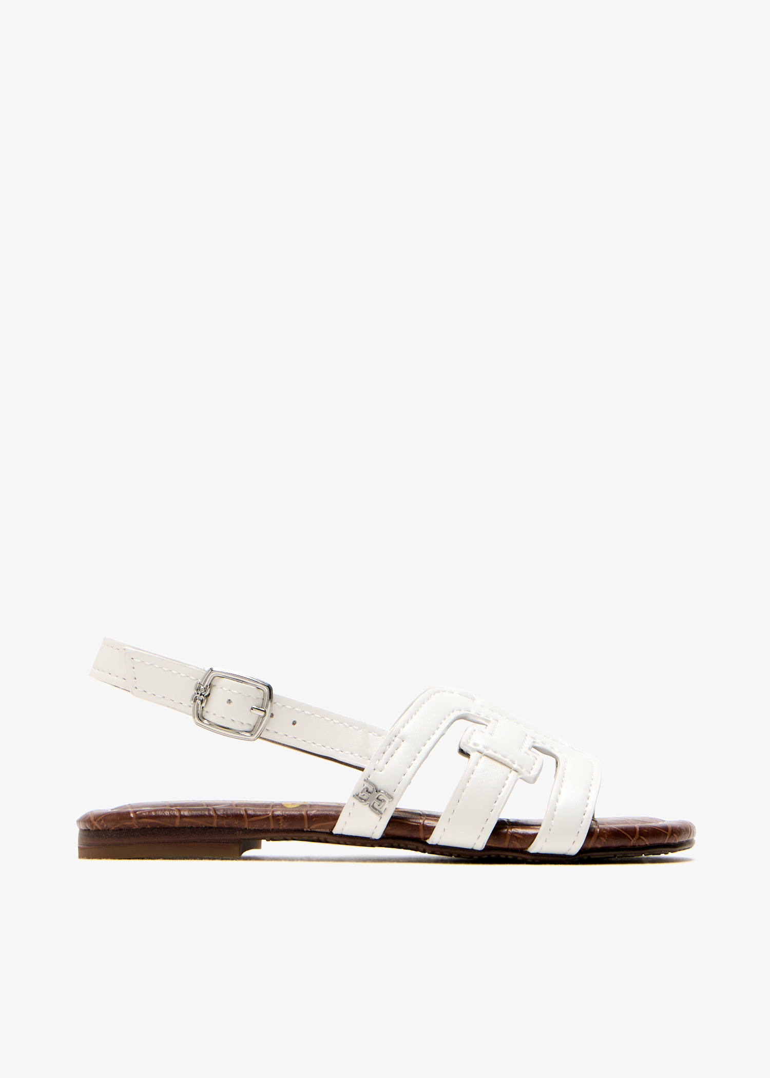 

Bella slingback sandals, White