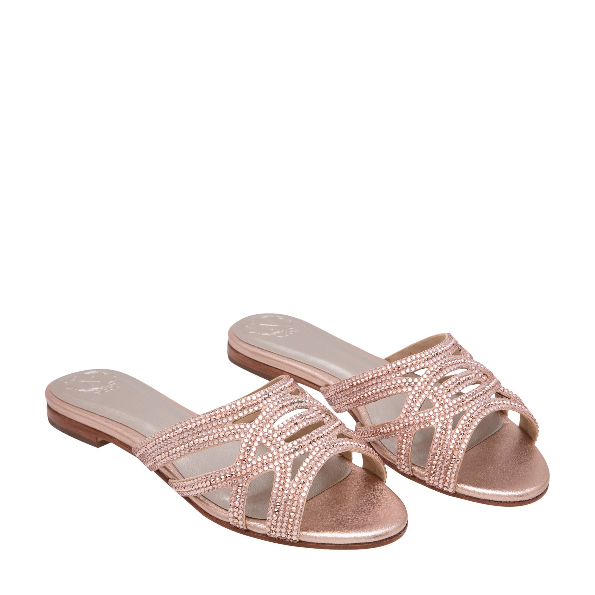 

Sanayi sandals, Metallic