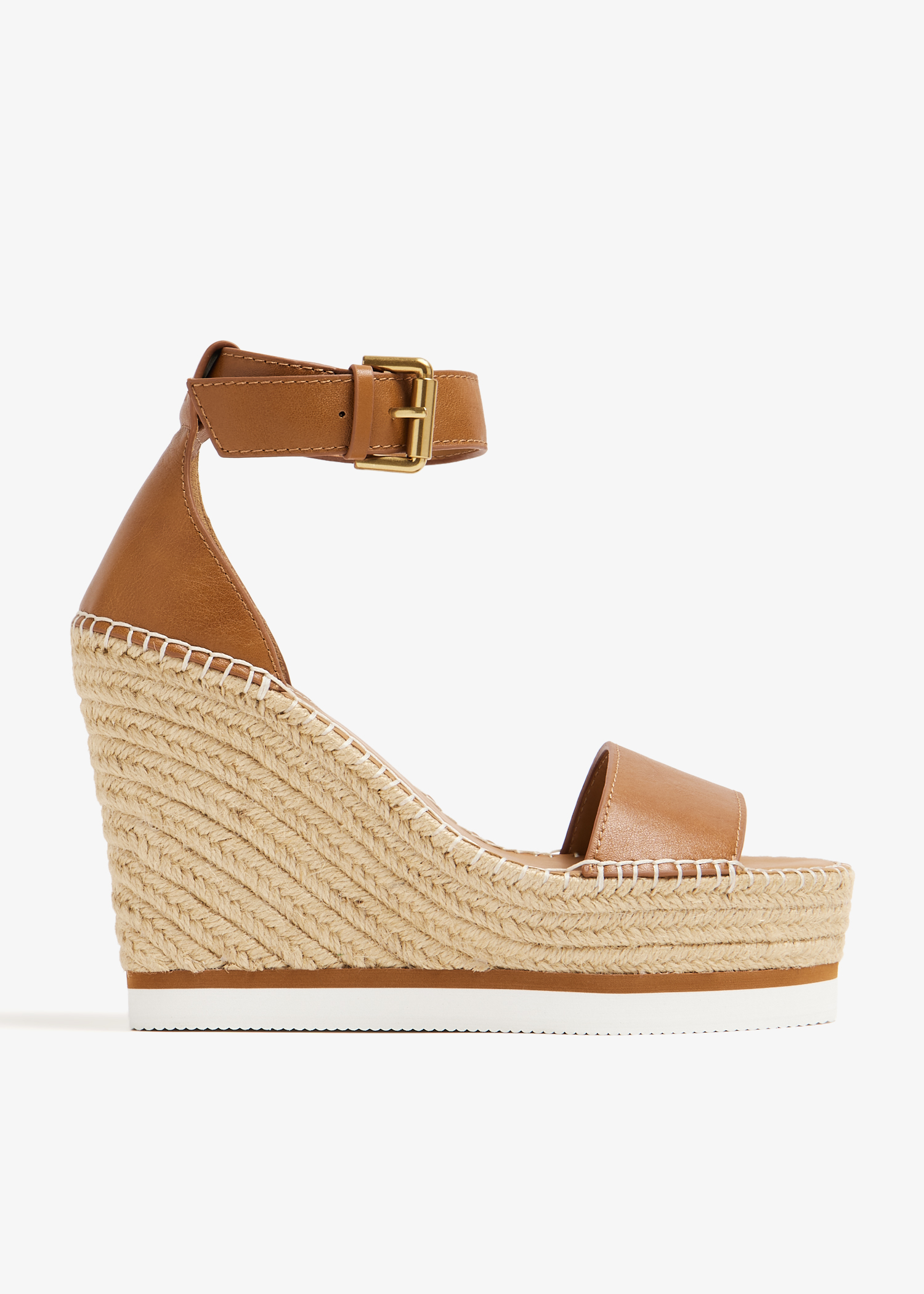 

Glyn wedge espadrille sandals, Brown