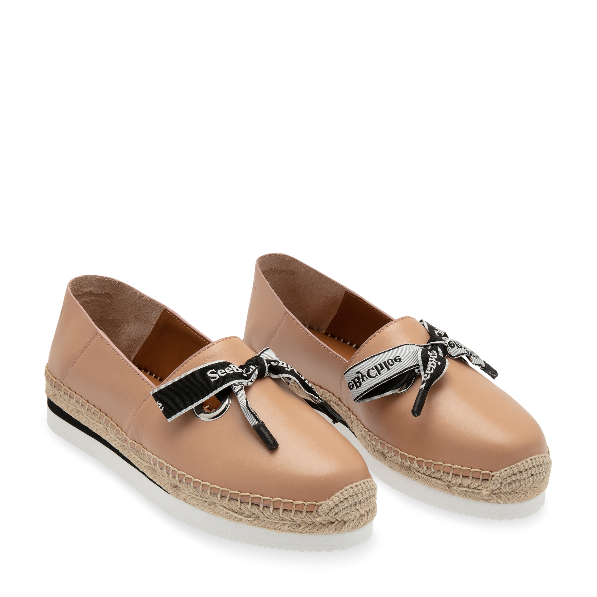 

Leather espadrilles, Brown