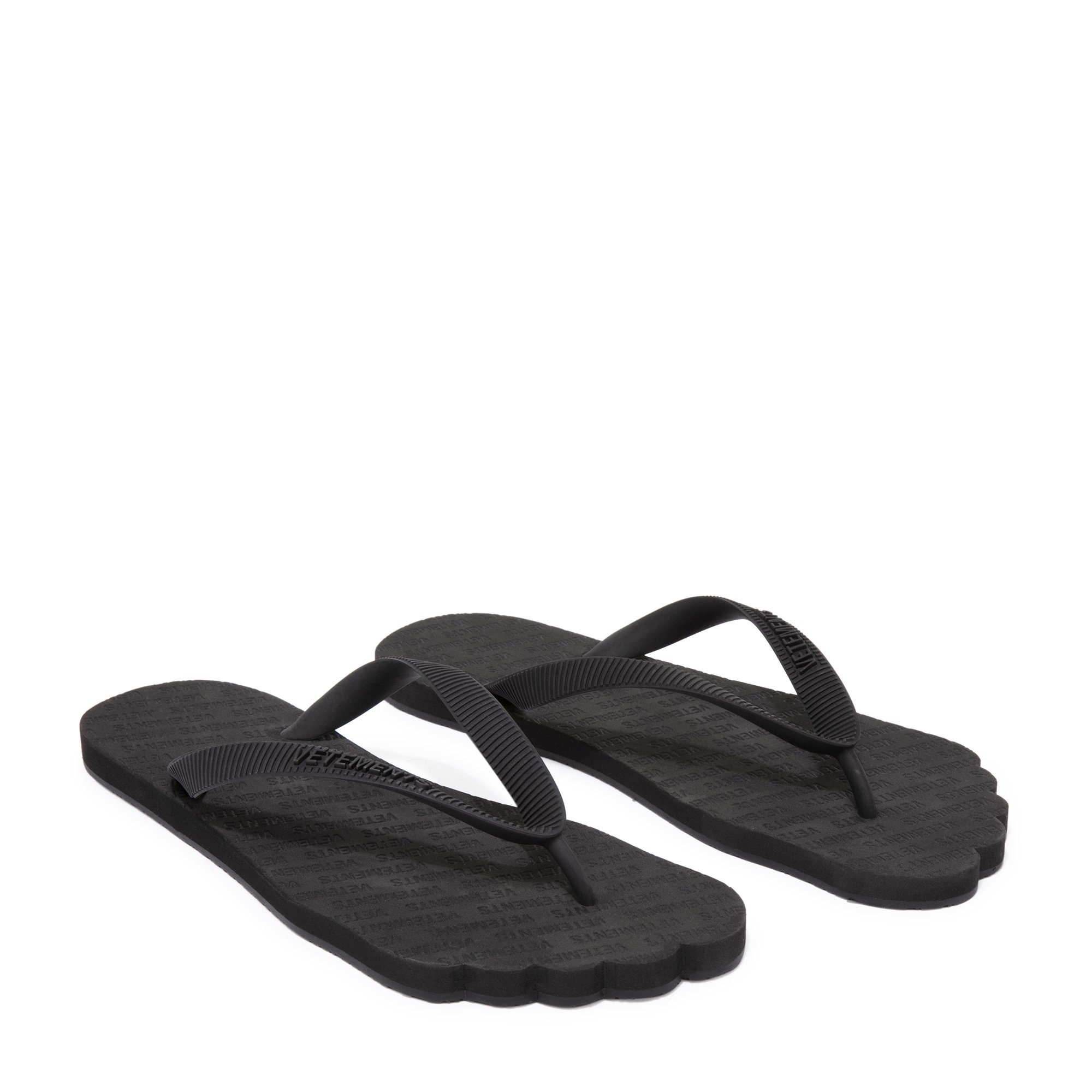 

Toe flip flops, Black