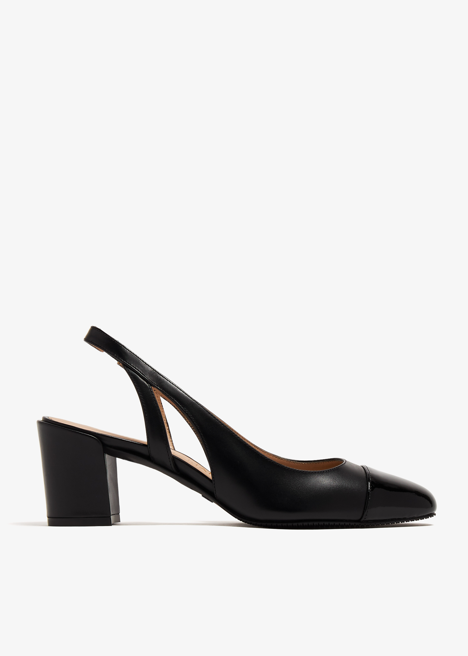 

Sleek 50 slingback pumps, Black