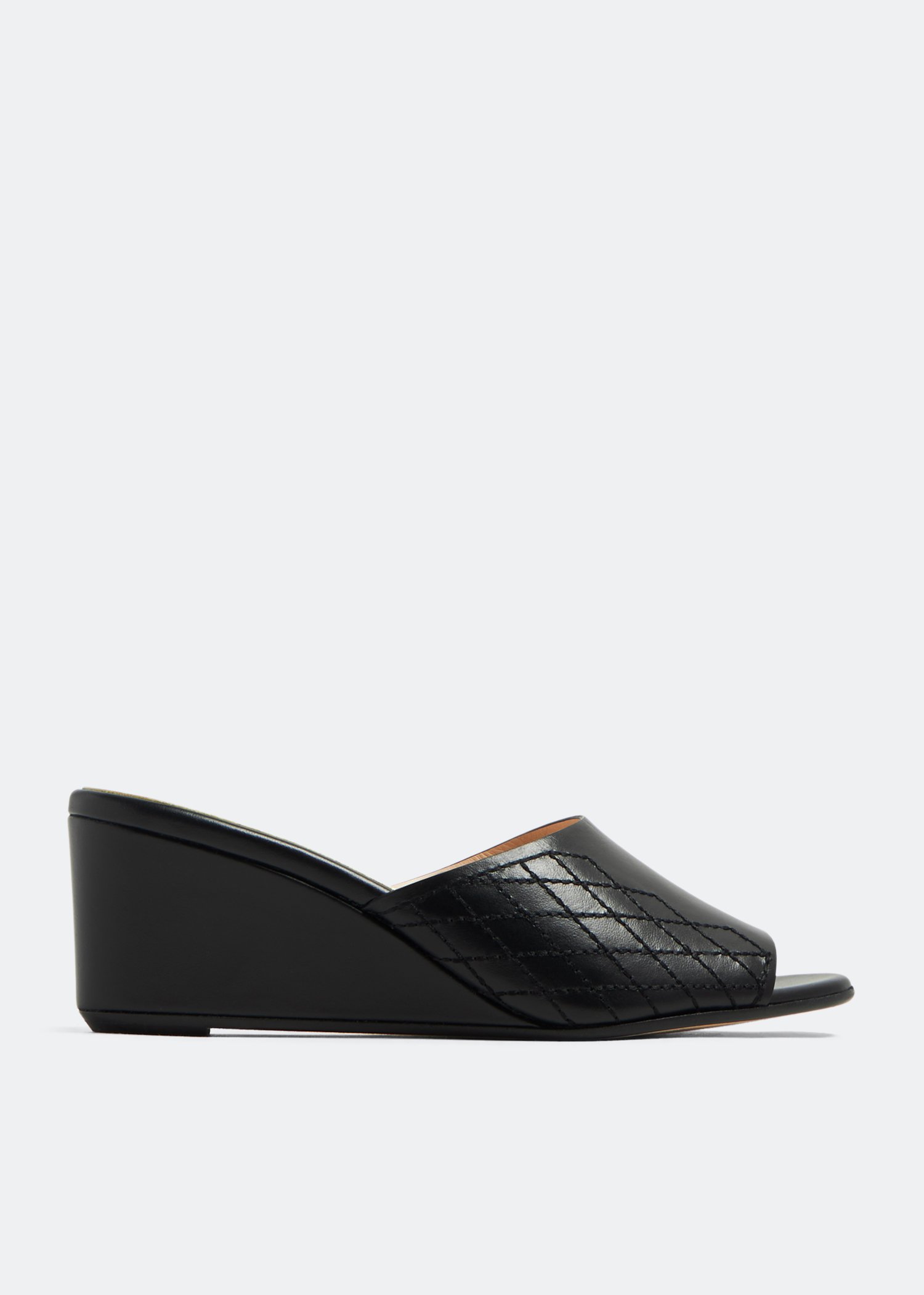 

La Zeppa 60 mules, Black