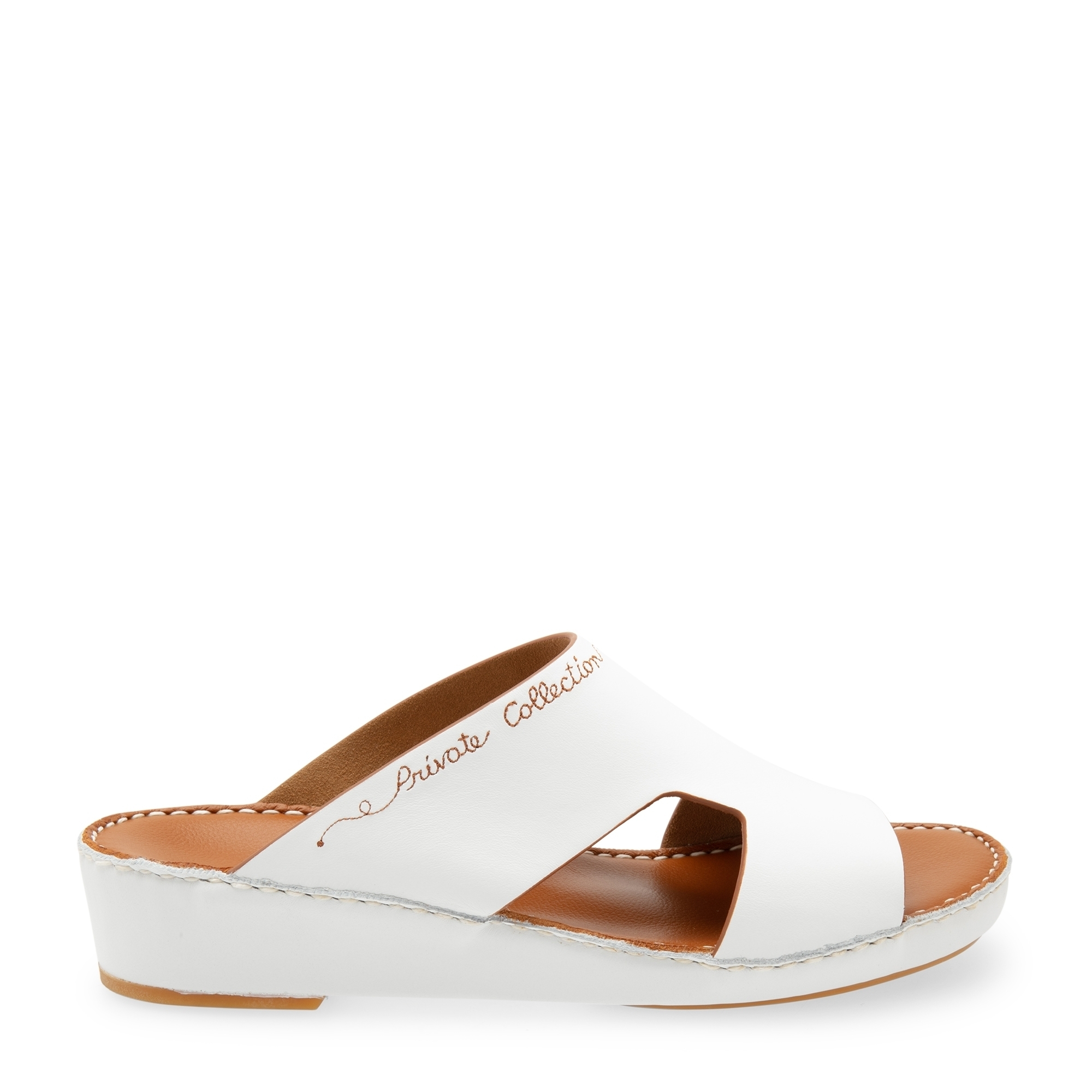 

Leather sandals, White