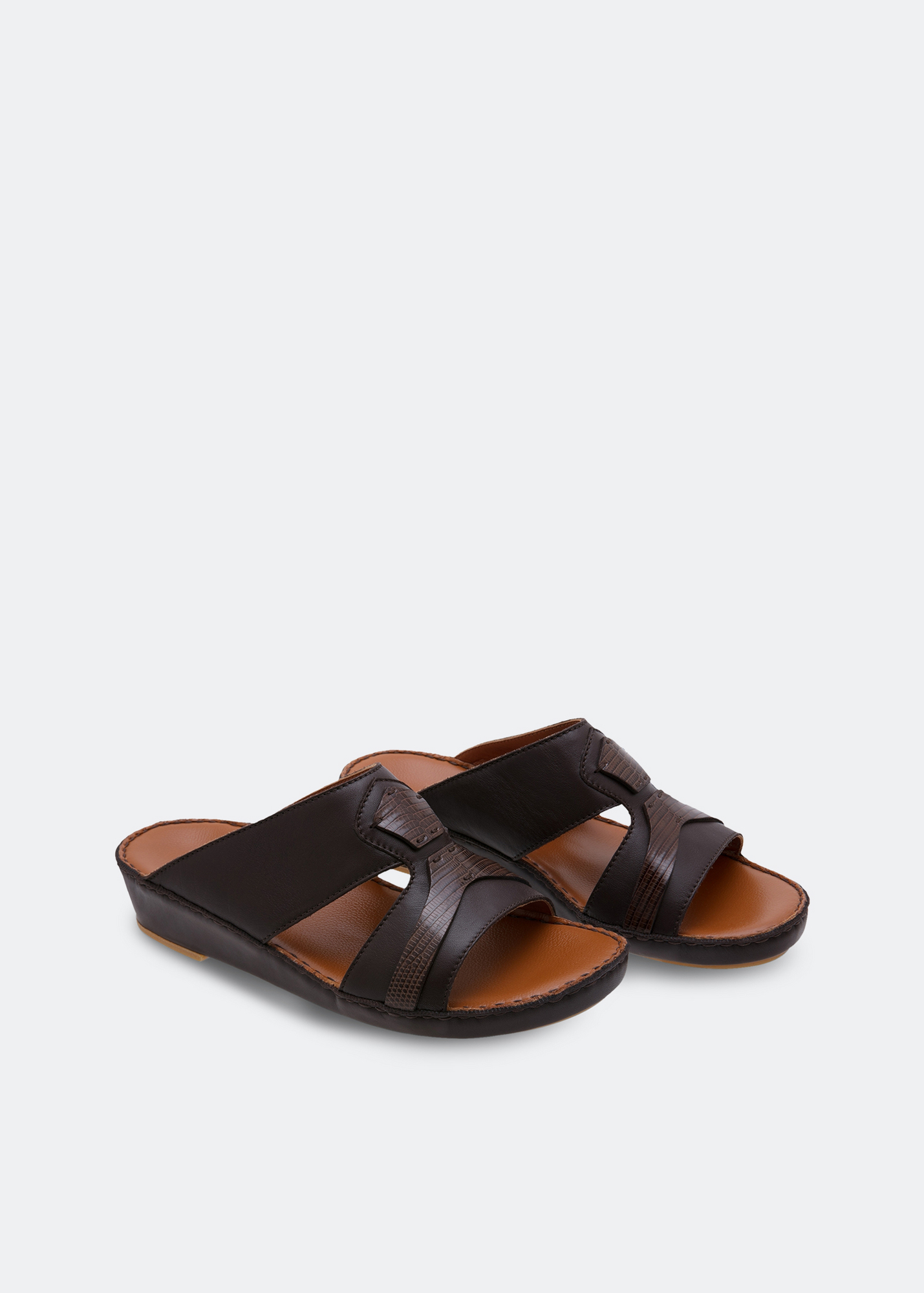 

Peninsula Soft Calf Saddle sandals, Brown