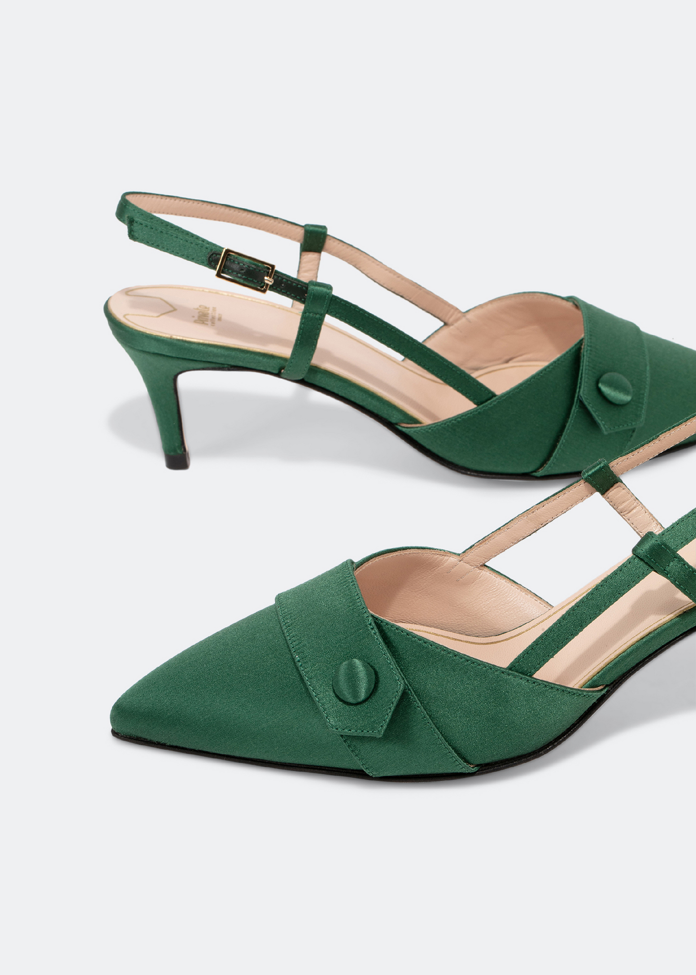 

Button detail pumps, Green