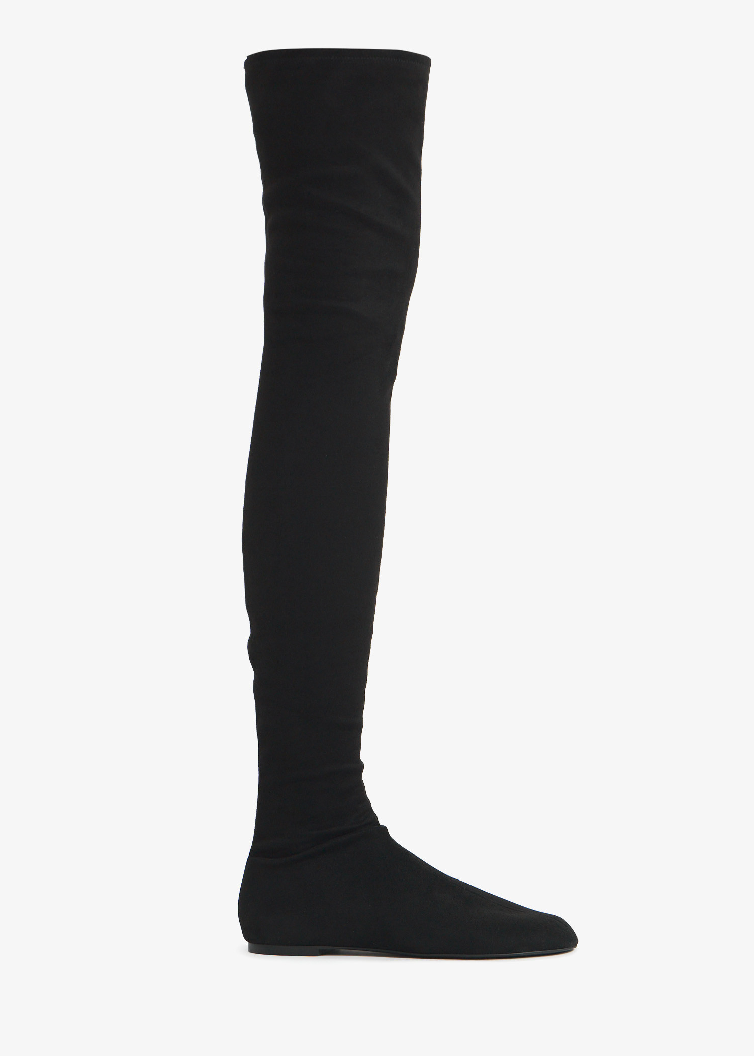 

Tee over-the-knee boots, Black