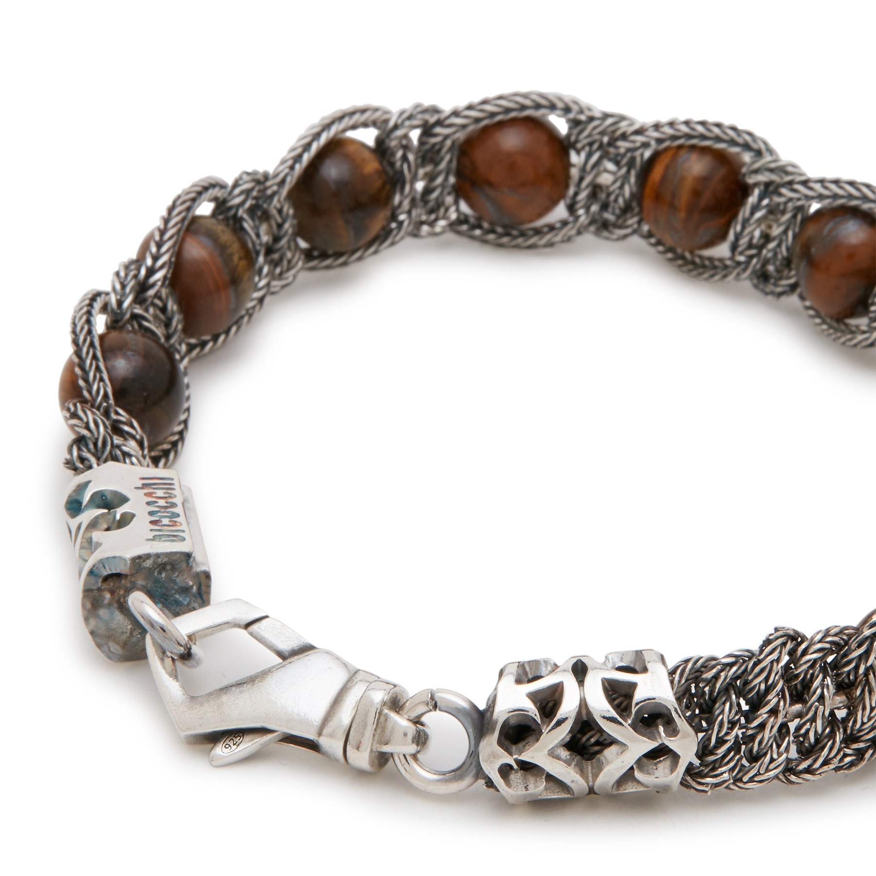 

Beaded bracelet, Silver