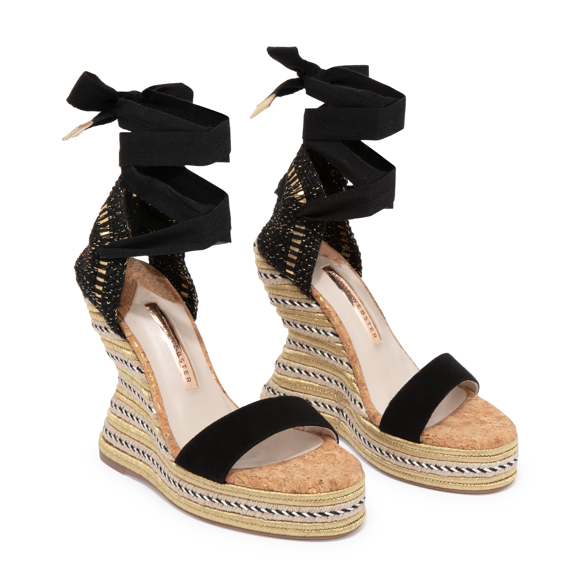 

Carlita wedge espadrilles, Black