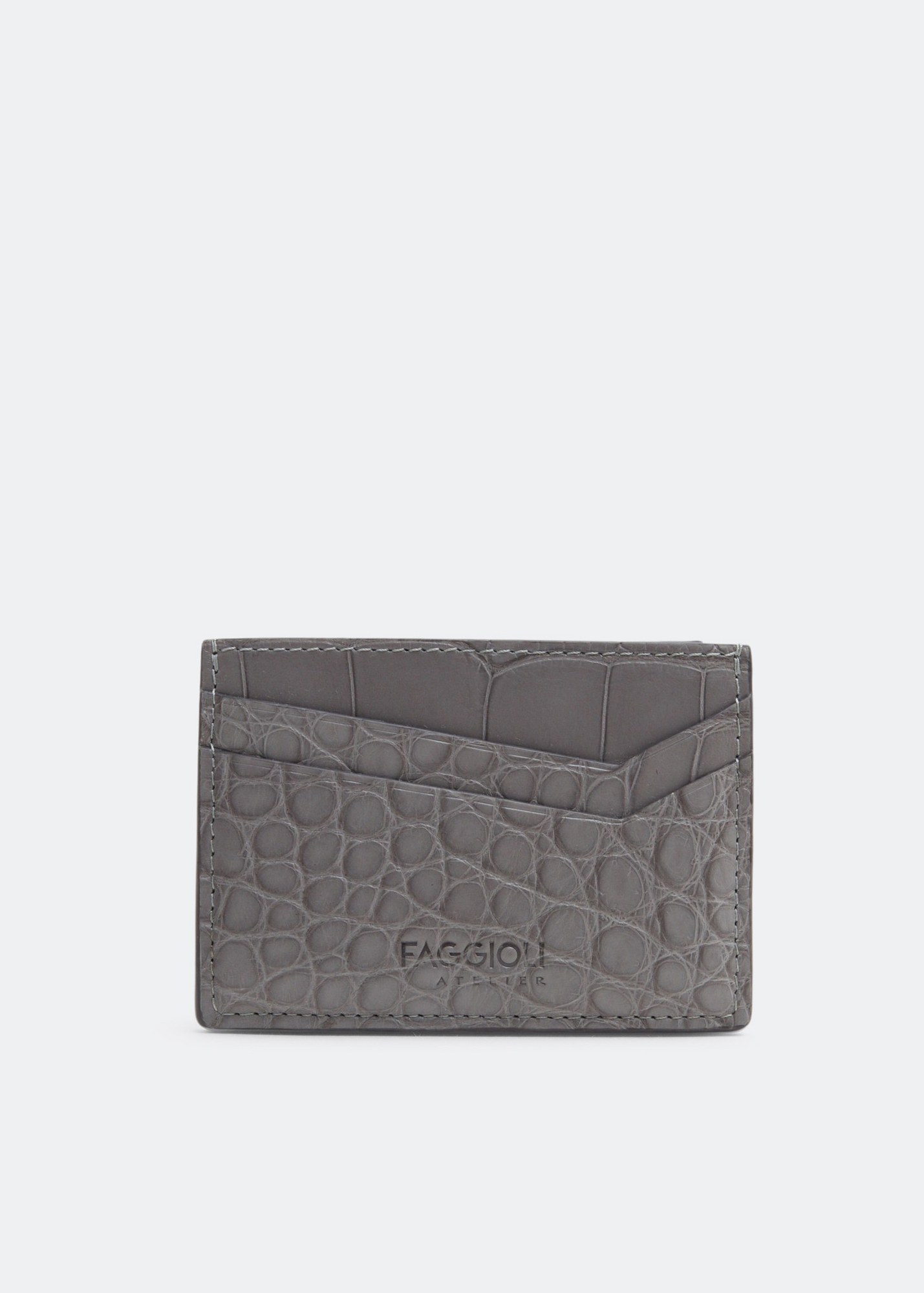 

Linate double card holder, Grey