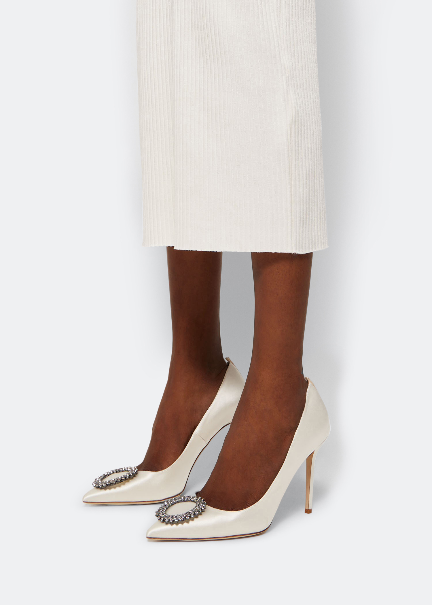 

Sly pumps, White