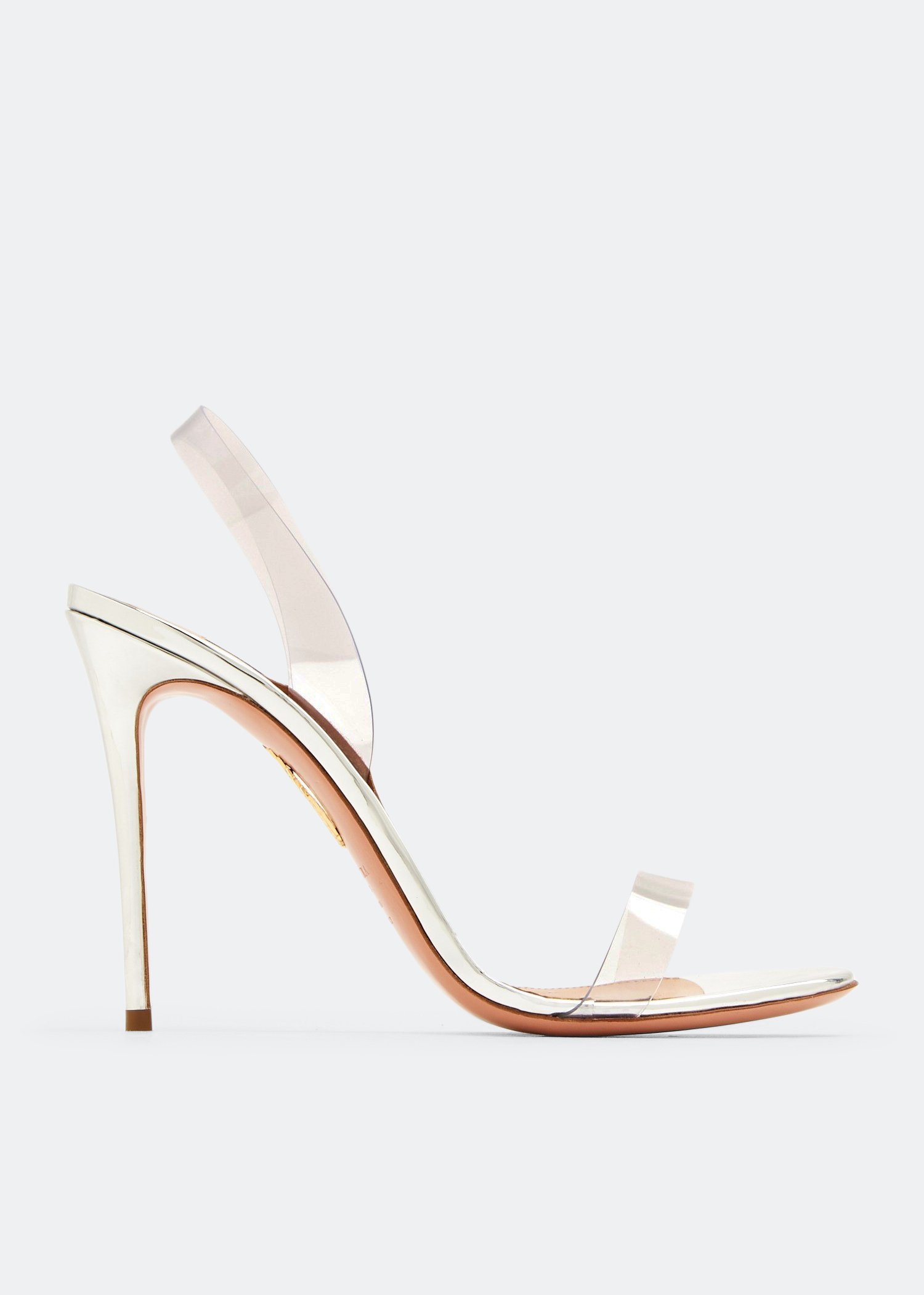 

So Nude Plexi sandals, Silver