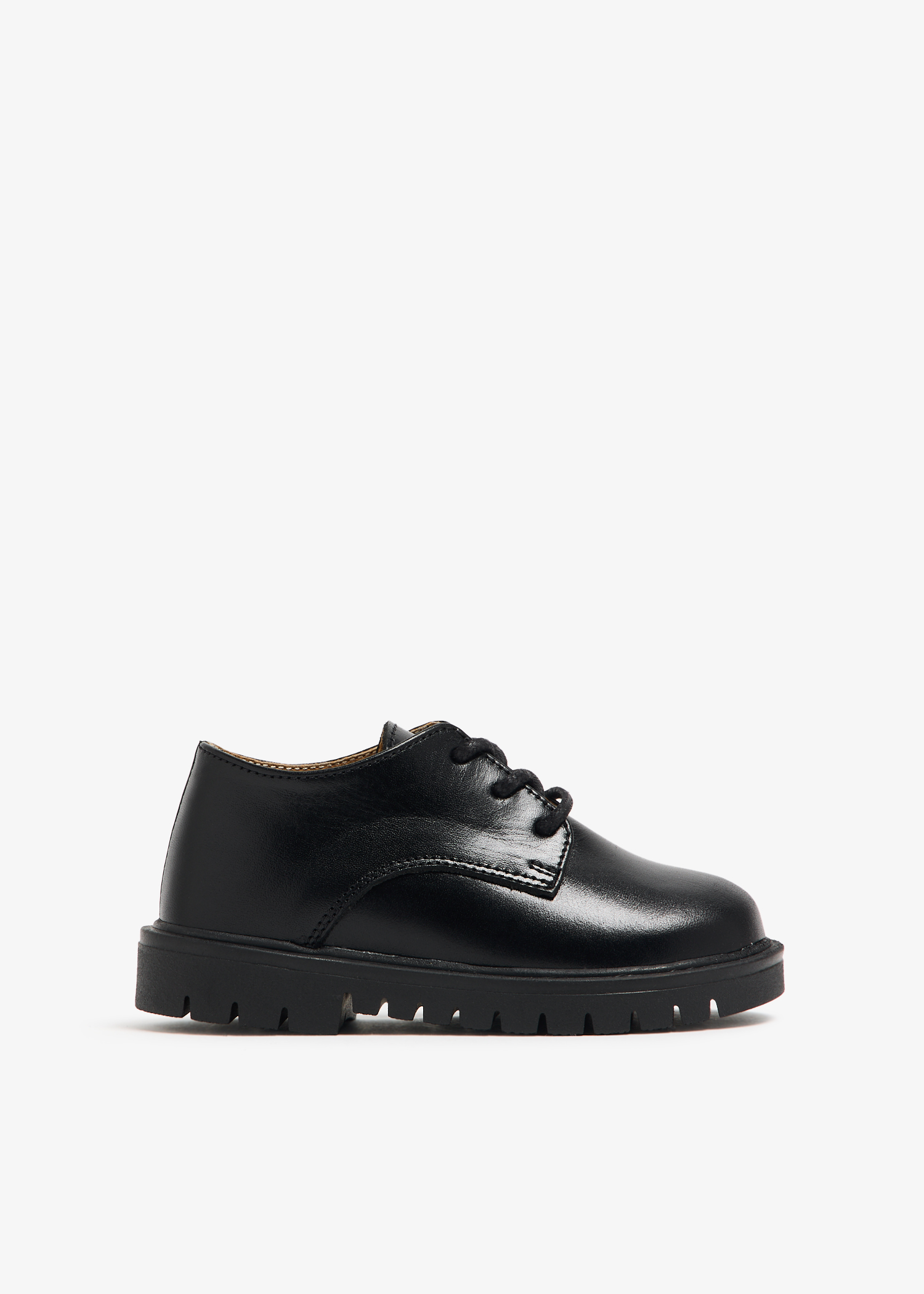 

Leather lace-up shoes, Black