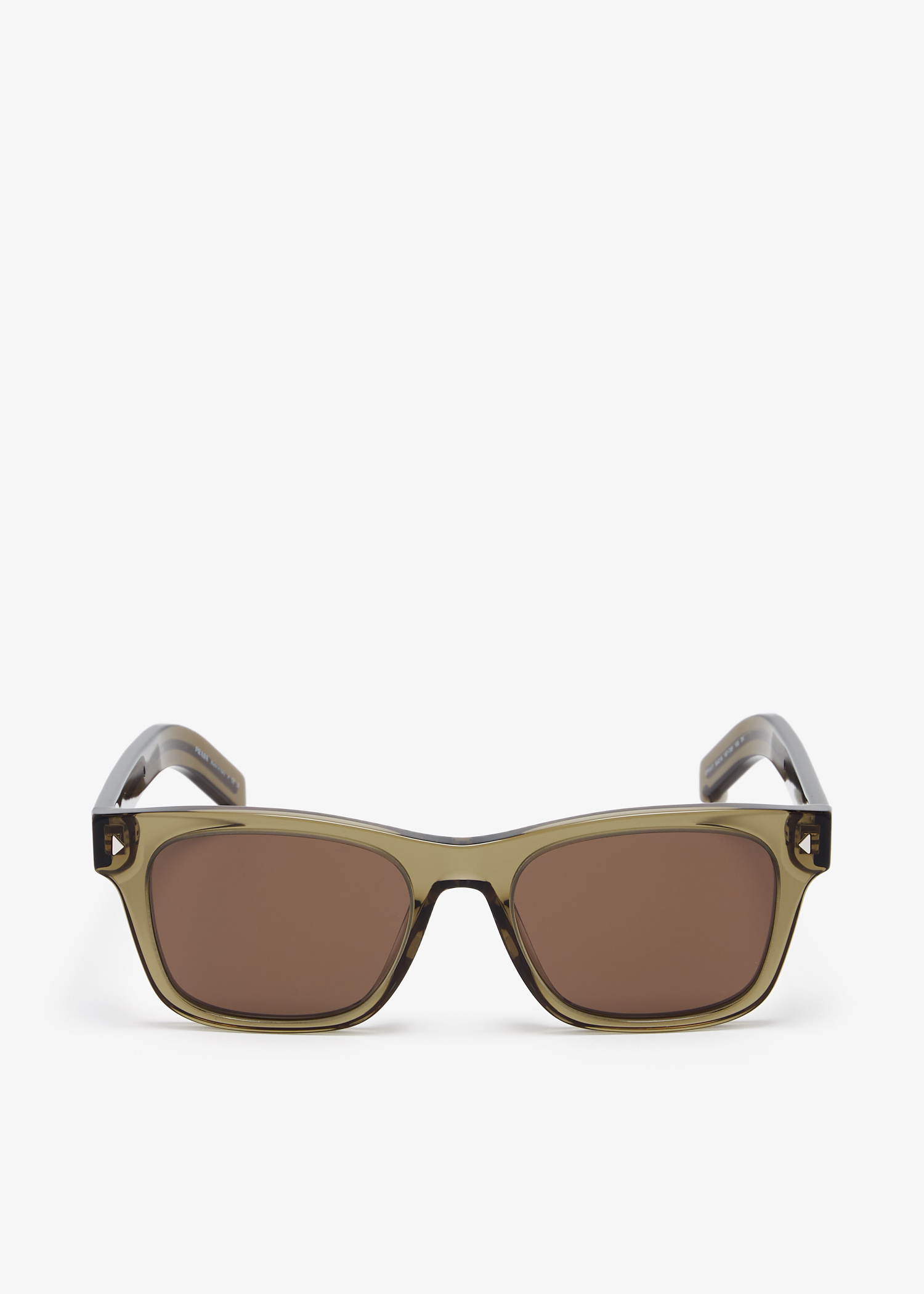 

Iconic metal plaque sunglasses, Green