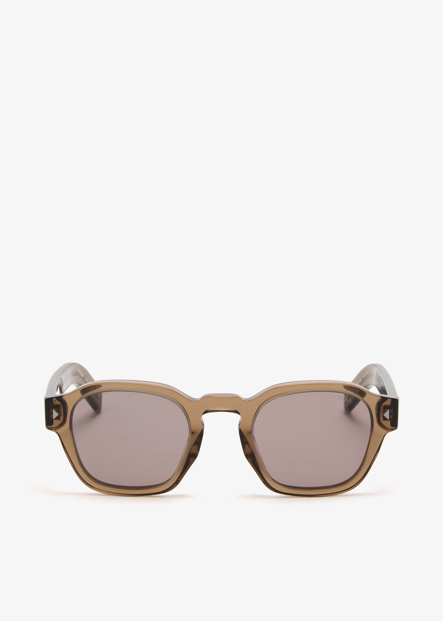 

Iconic metal plaque sunglasses, Grey