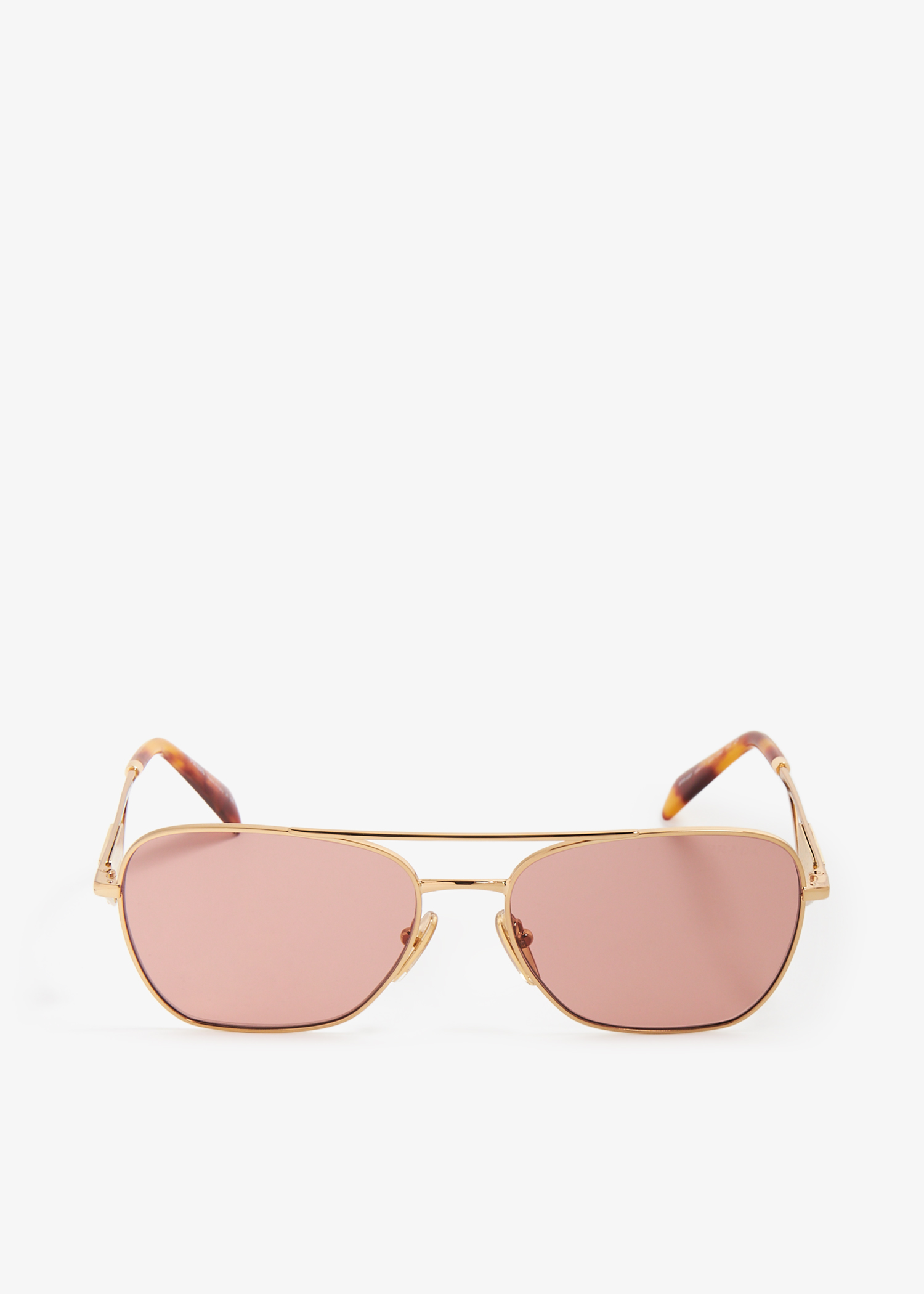 

Triangle logo sunglasses, Gold