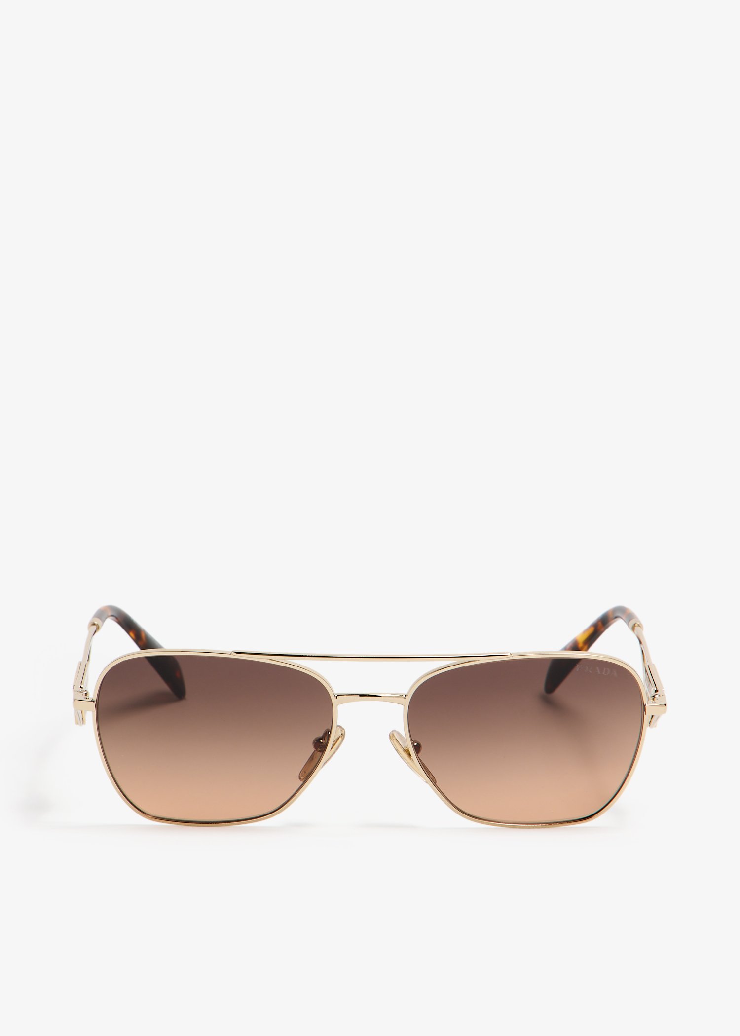 

Triangle logo sunglasses, Brown