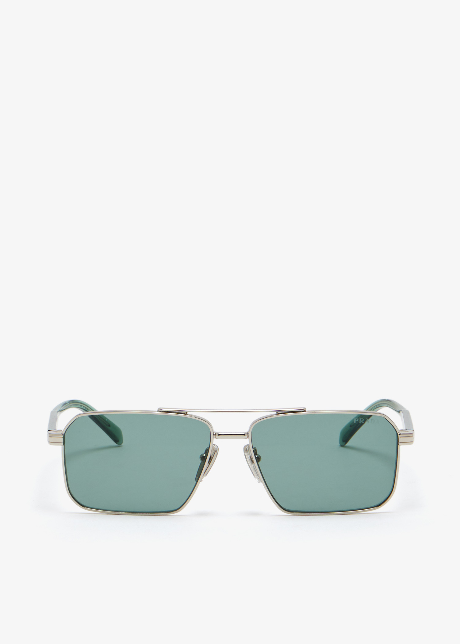 

Prada logo sunglasses, Green