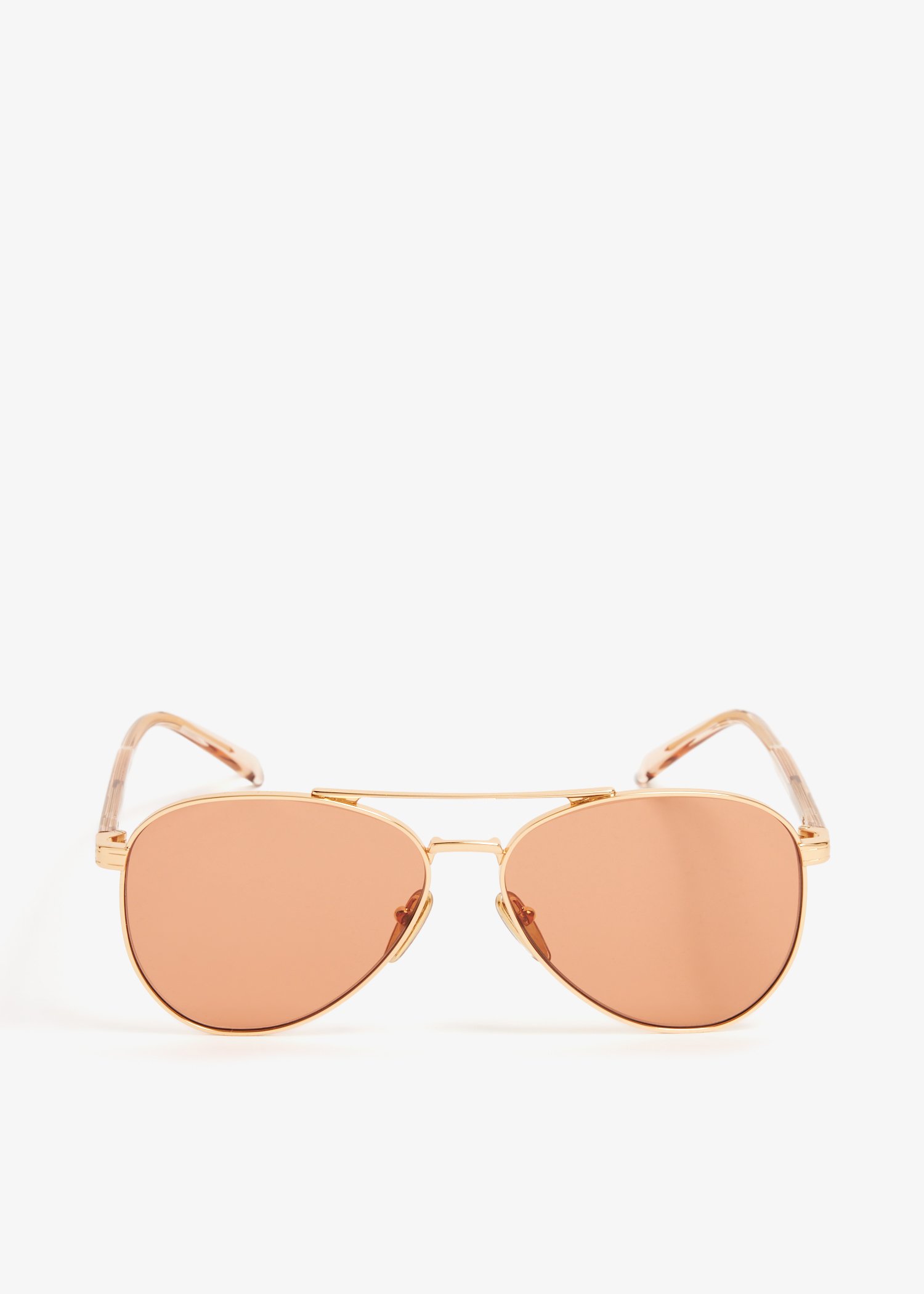 

Prada logo sunglasses, Gold