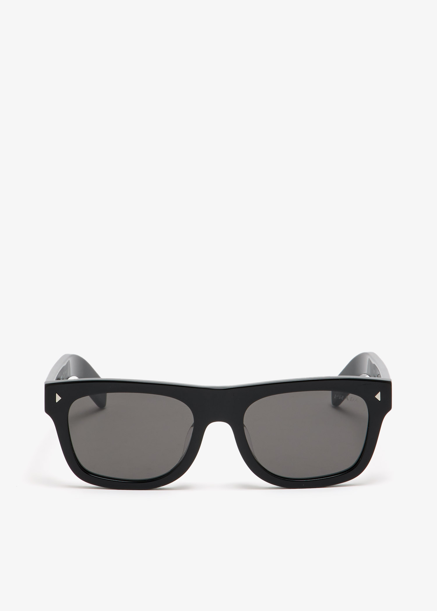 

Iconic metal plaque sunglasses, Black