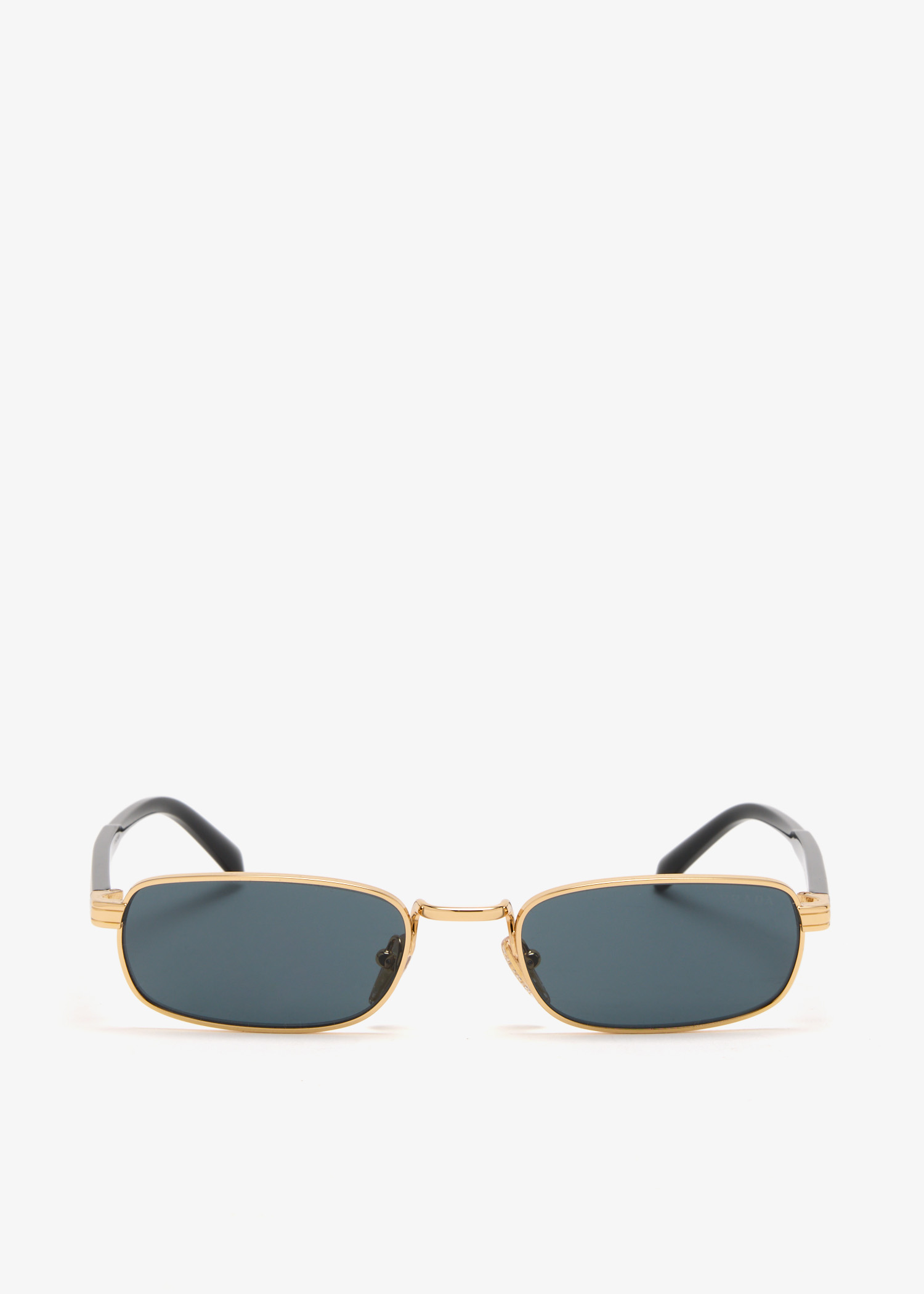 

Iconic metal plaque sunglasses, Gold
