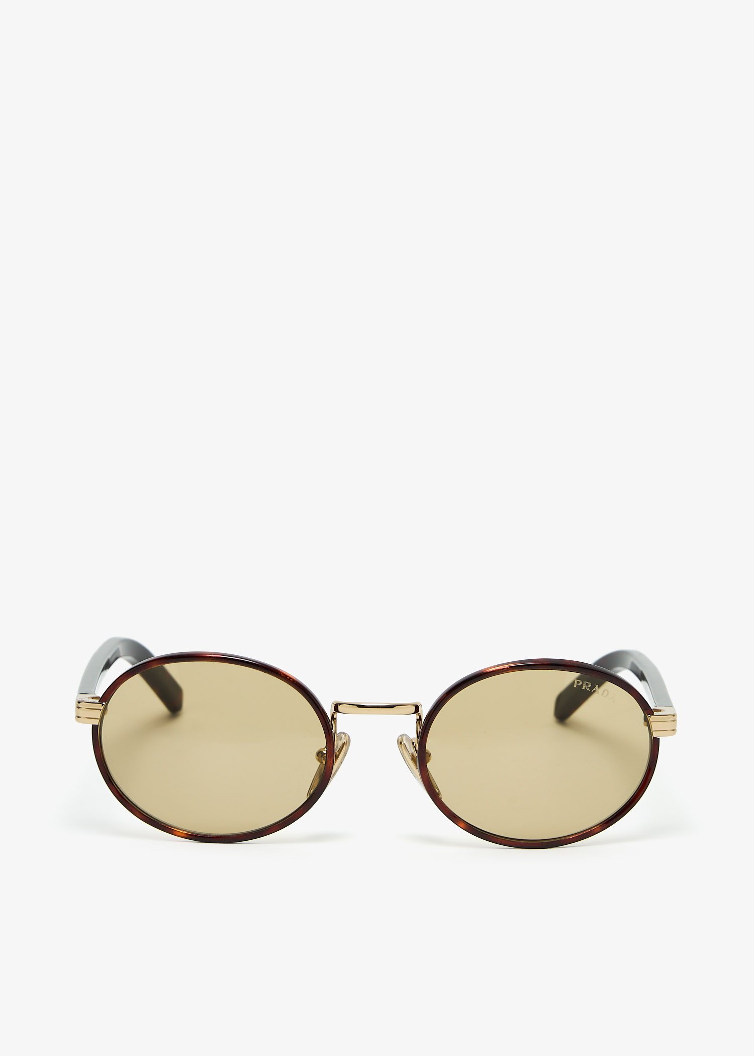 

Iconic metal plaque sunglasses, Gold