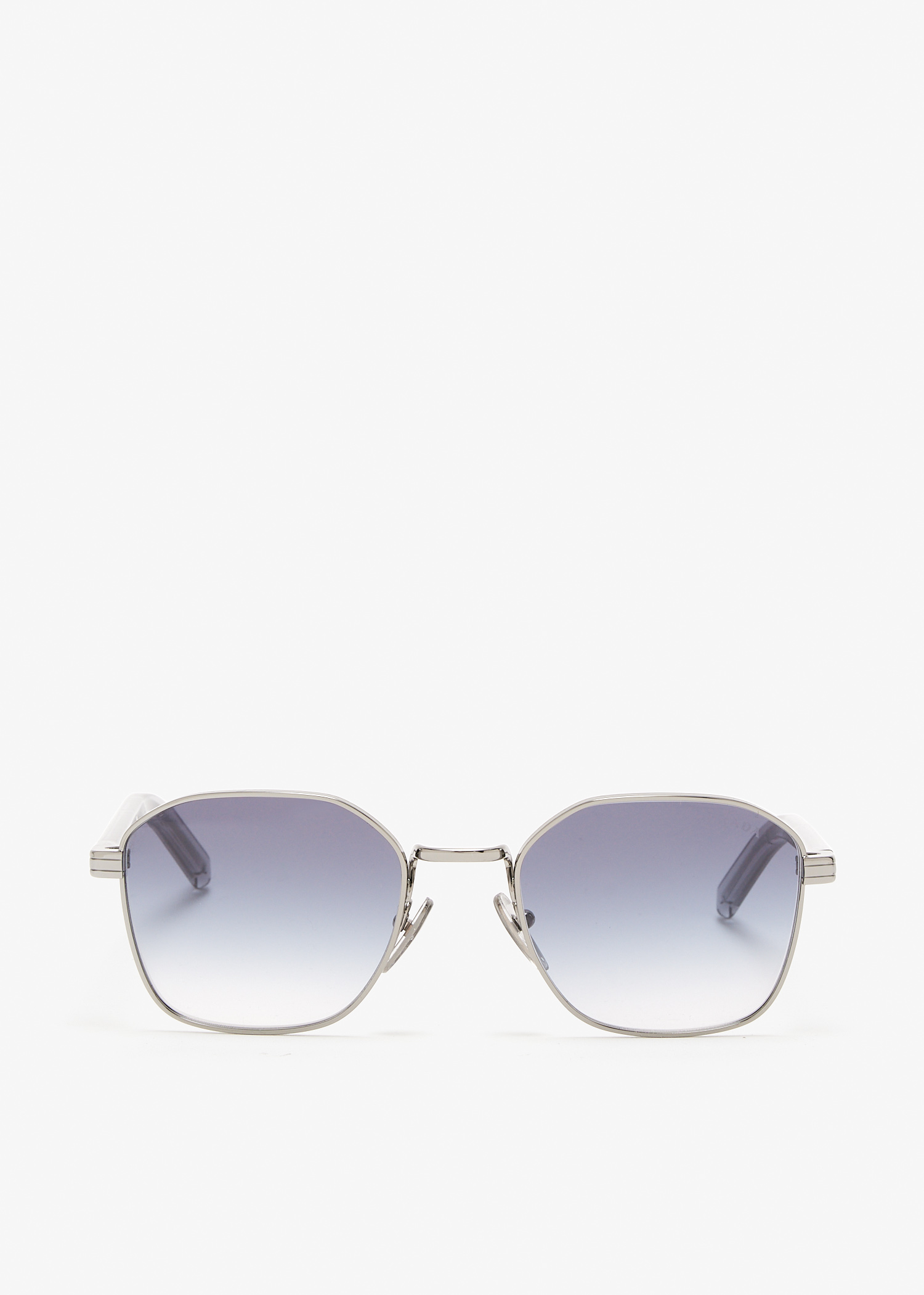 

Metal plaque sunglasses, Silver