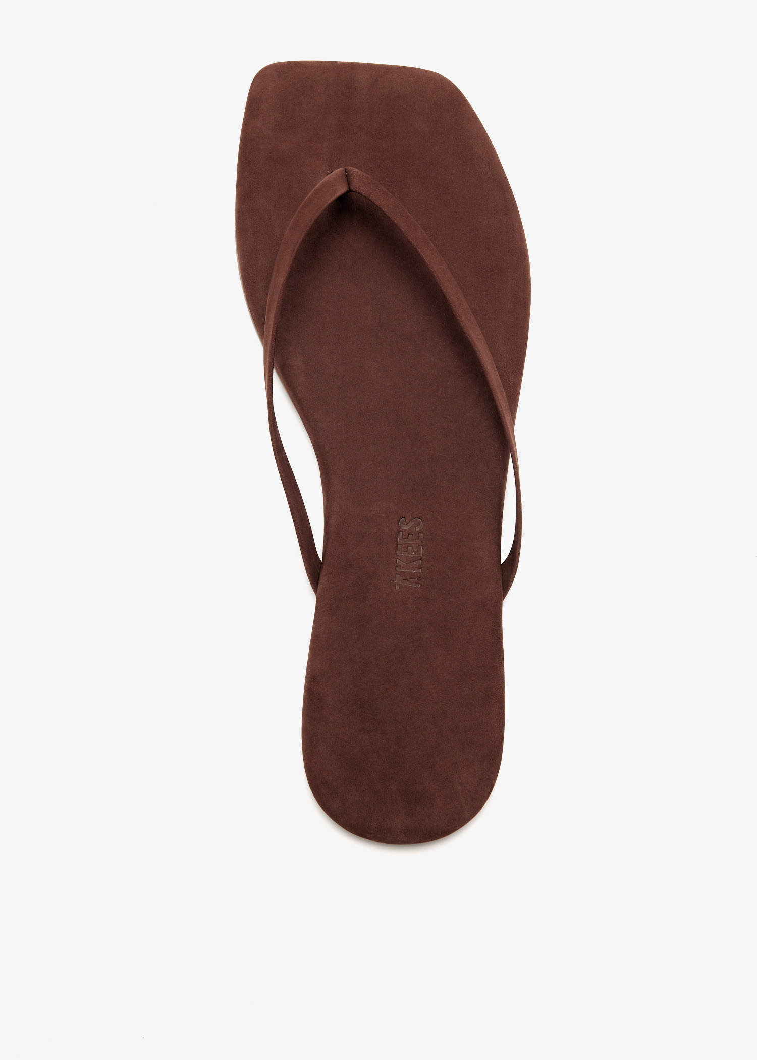 

Lily Suede Bourbon flip flops, Brown