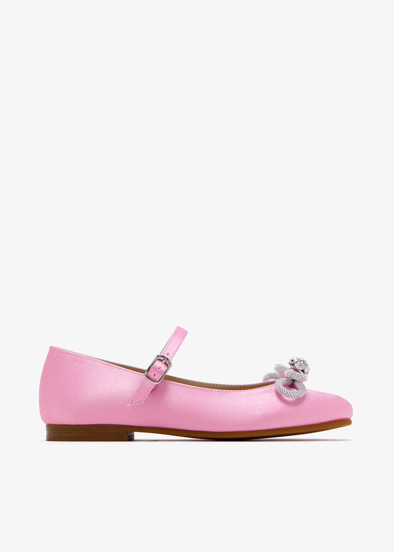 

Double bow ballerinas, Pink