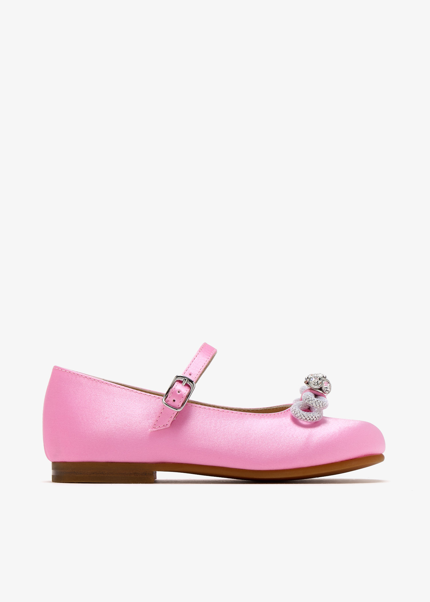 

Double bow ballerinas, Pink