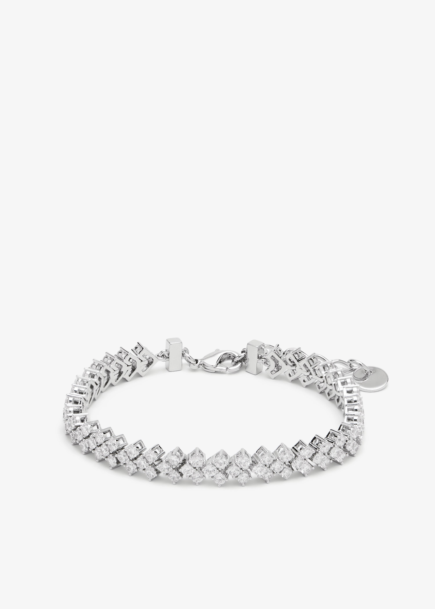 

Crystal bracelet, Silver