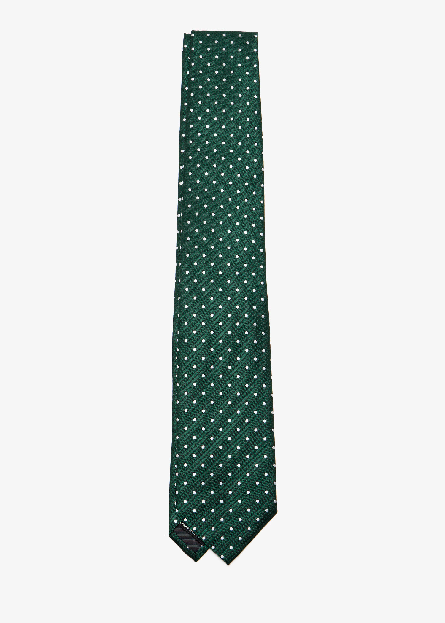 

Patterned silk tie, Green