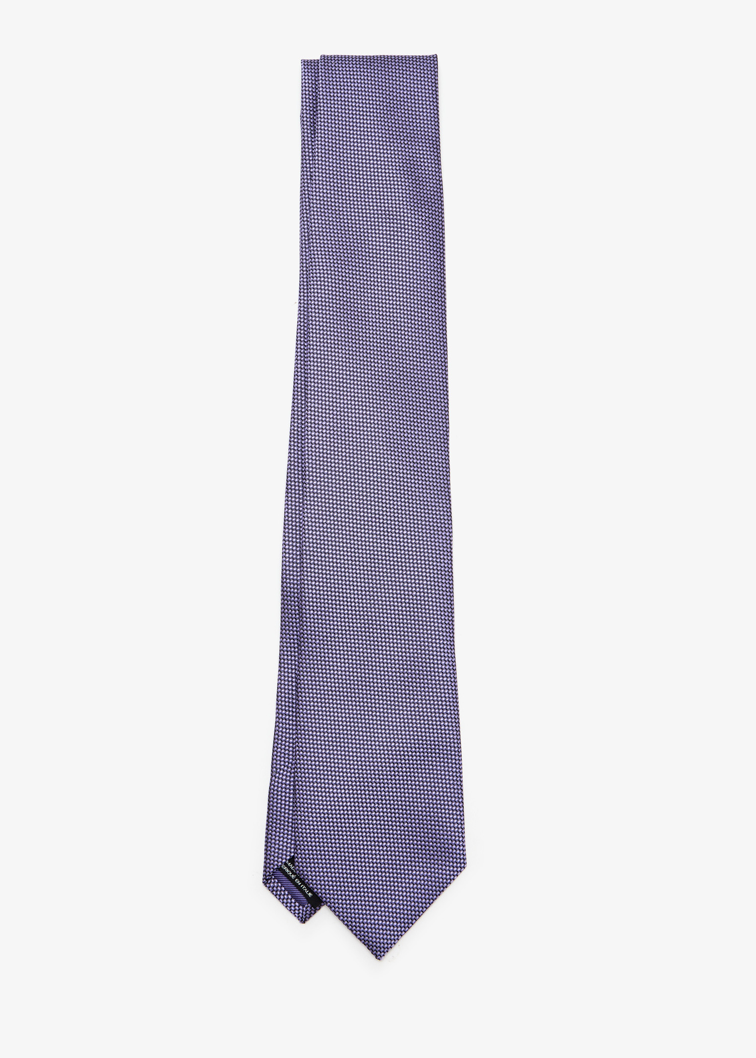 

Patterned silk tie, Purple