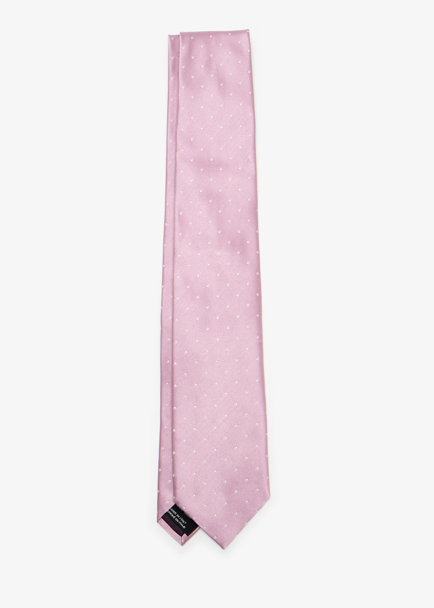

Patterned silk tie, Pink