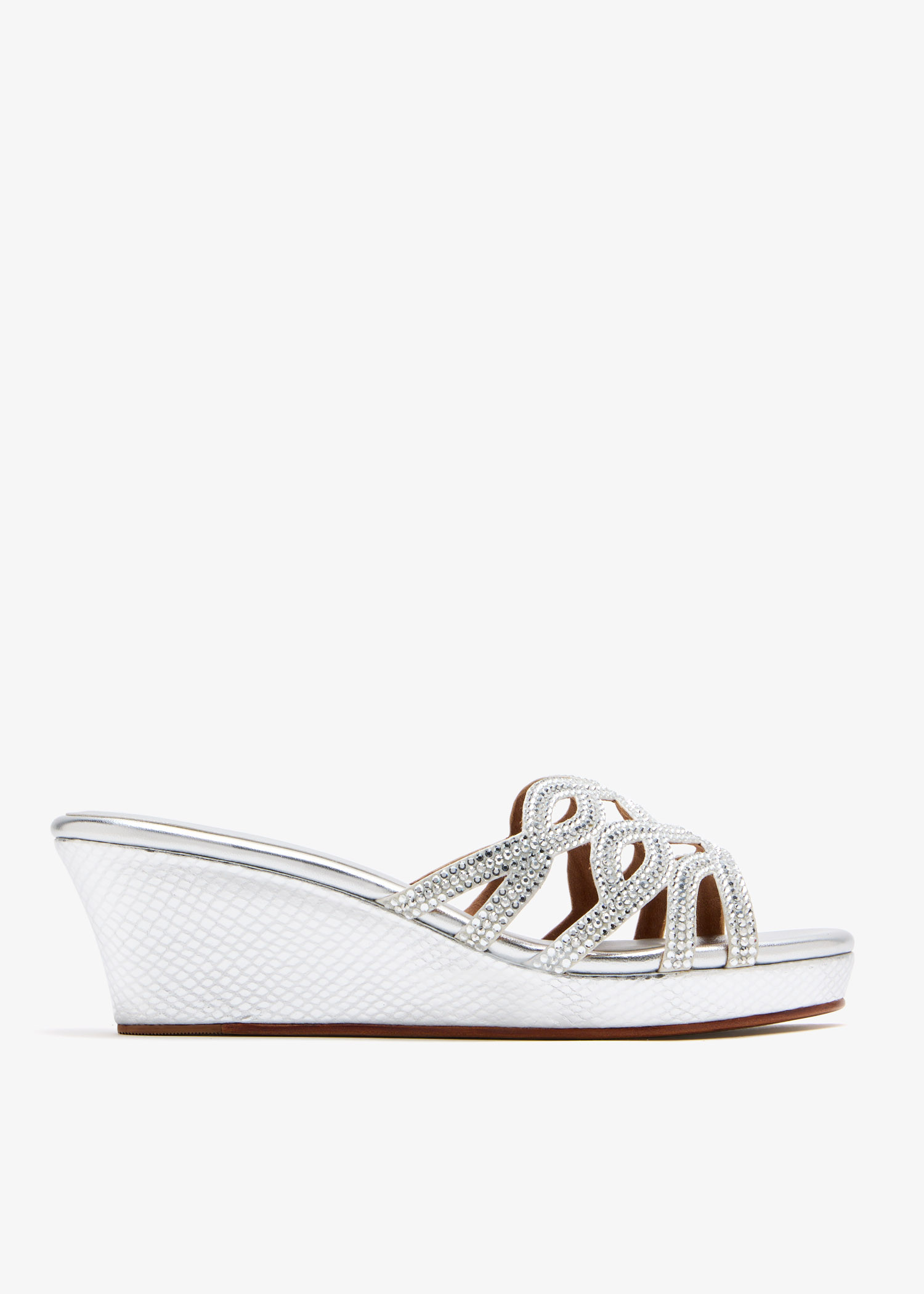 

Stina mules, Silver