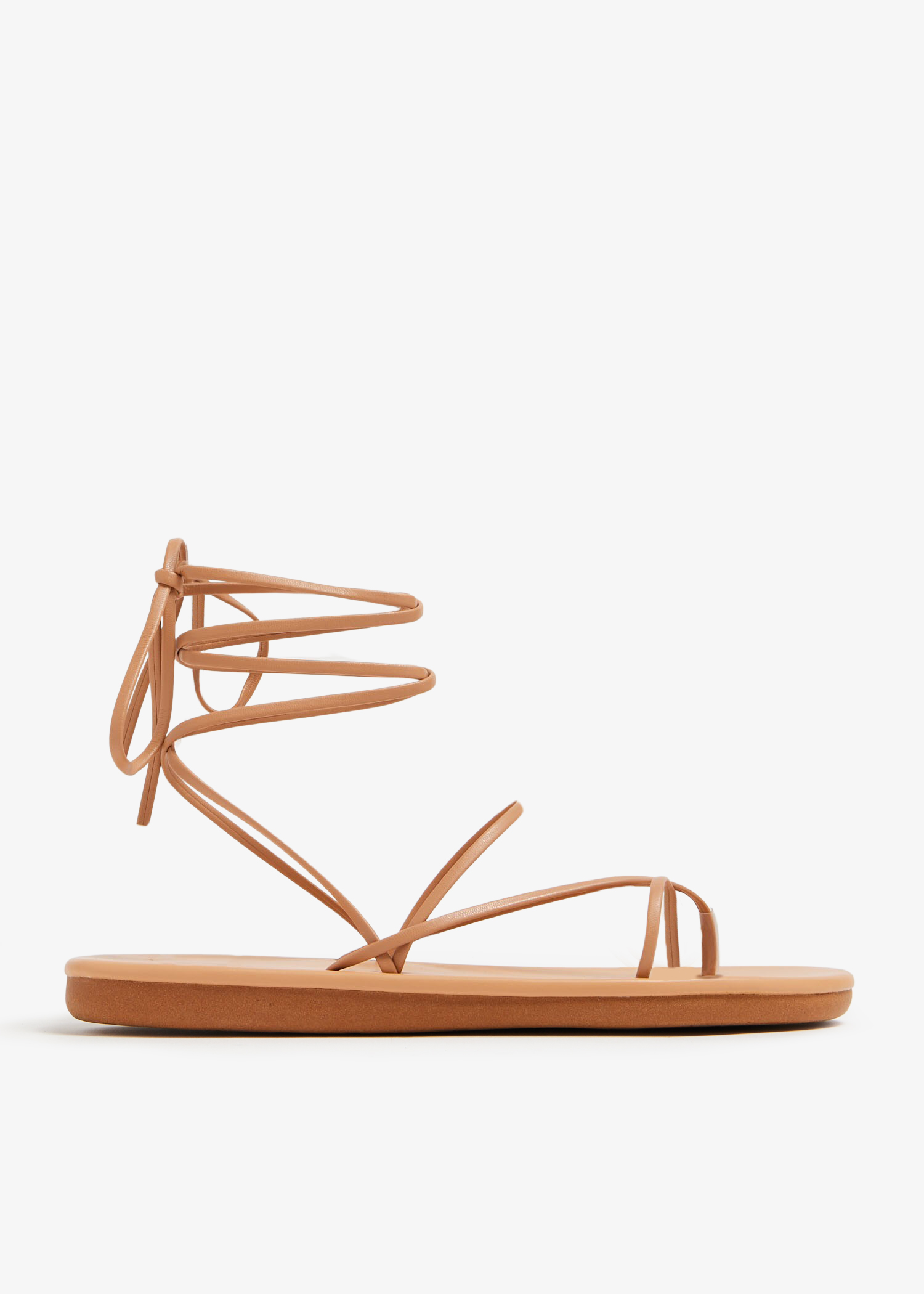 

String sandals, Beige