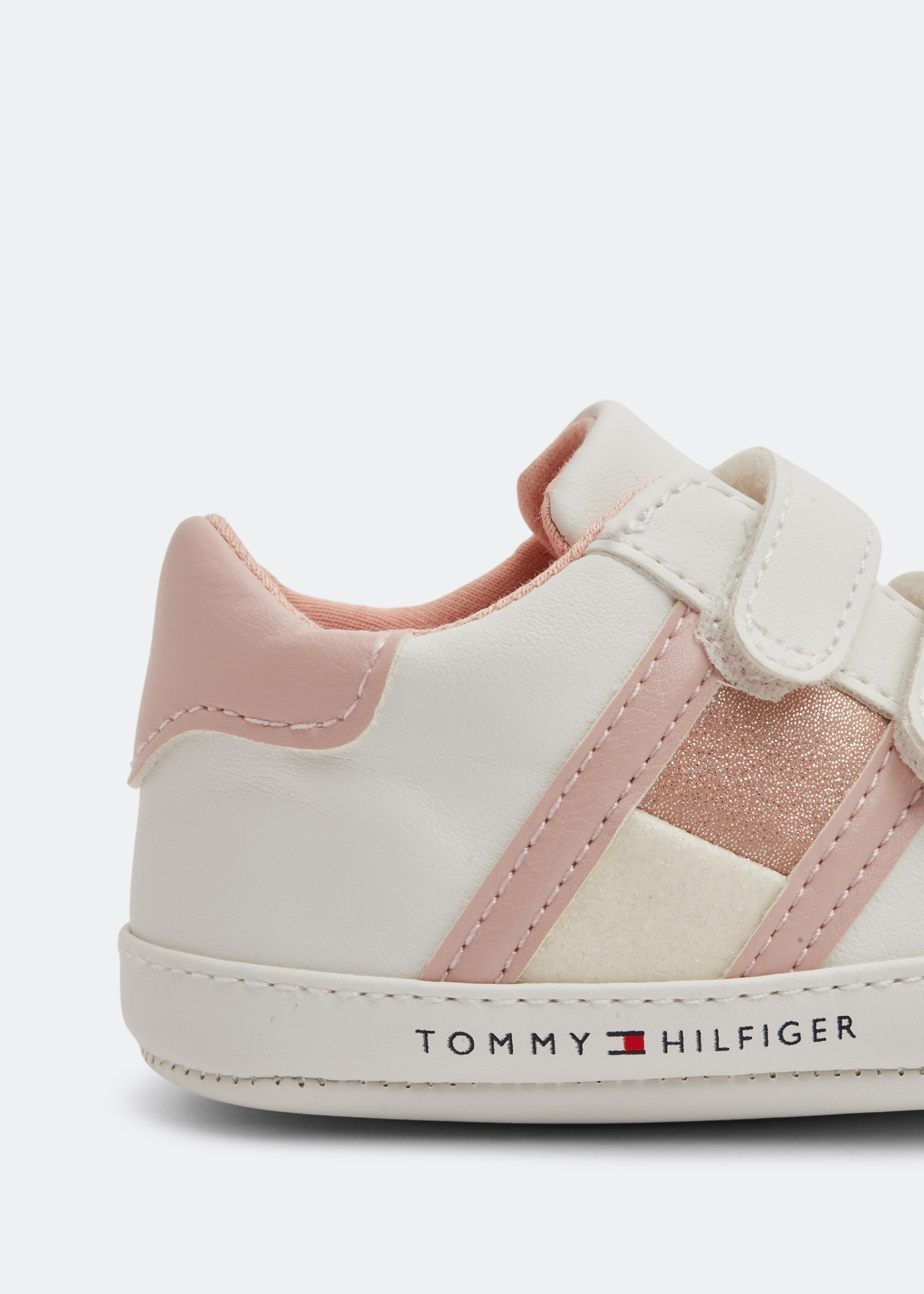 

Veclro crib shoes, White