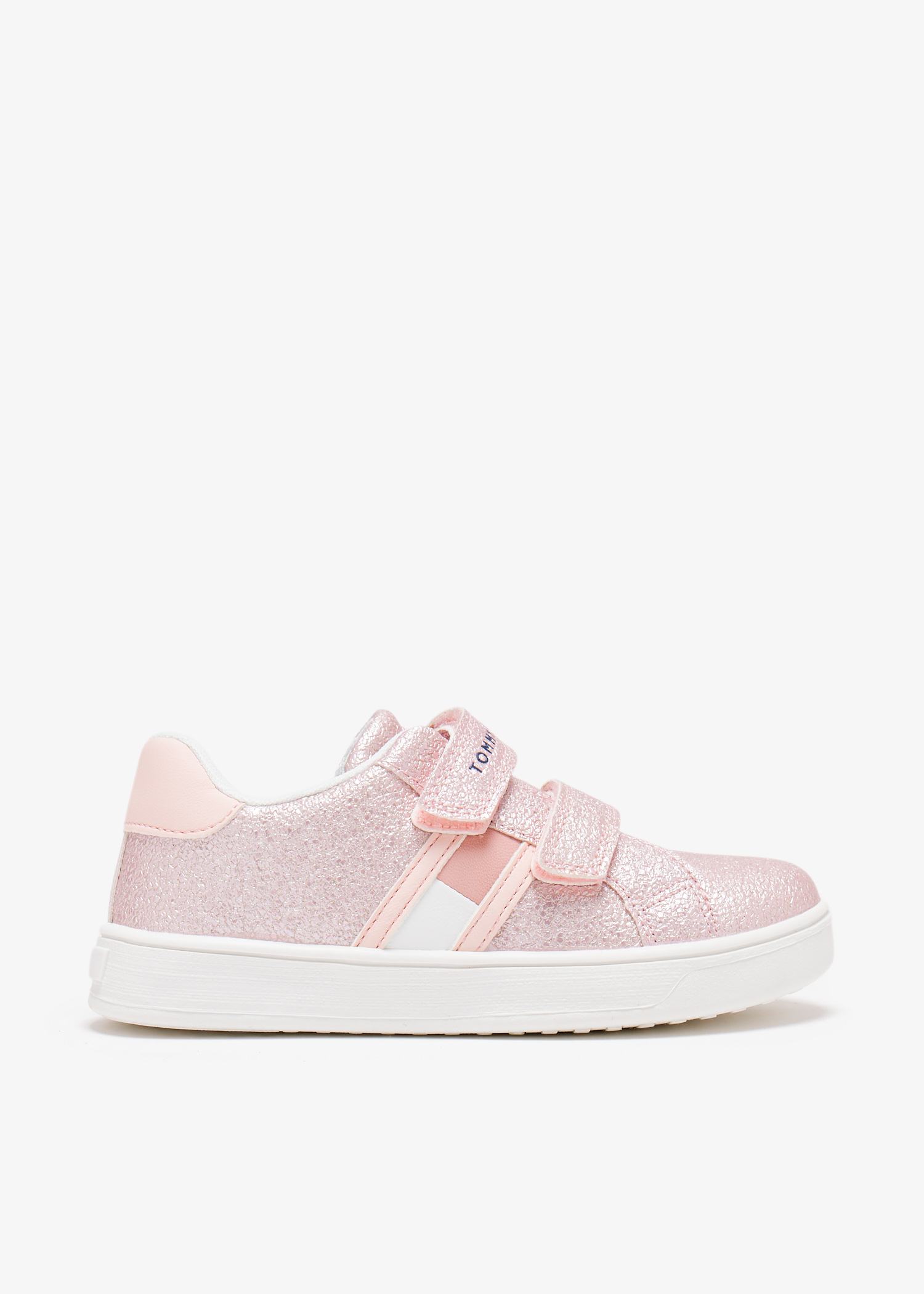 

Flag velcro sneakers, Pink