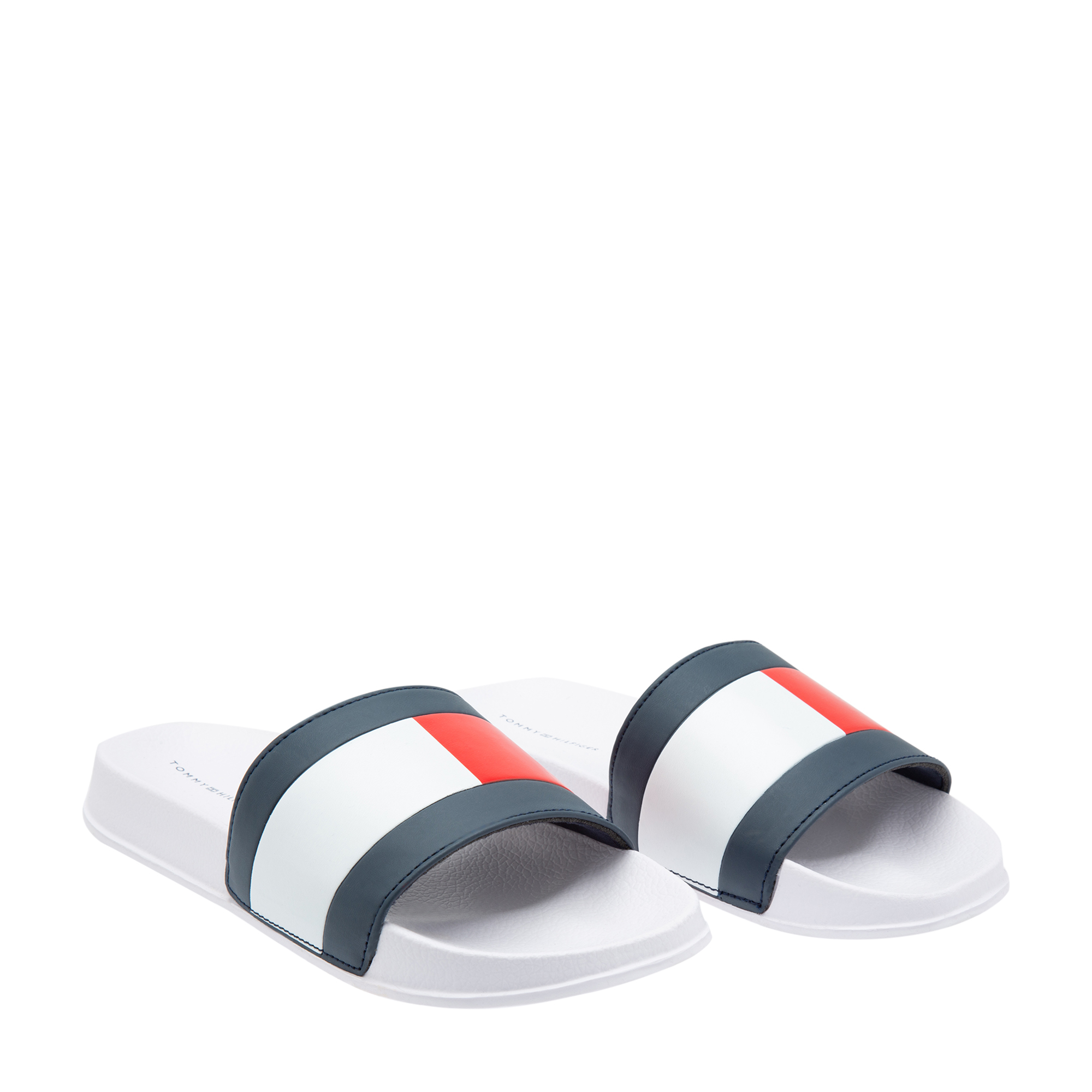 

Logo rubber slides, White