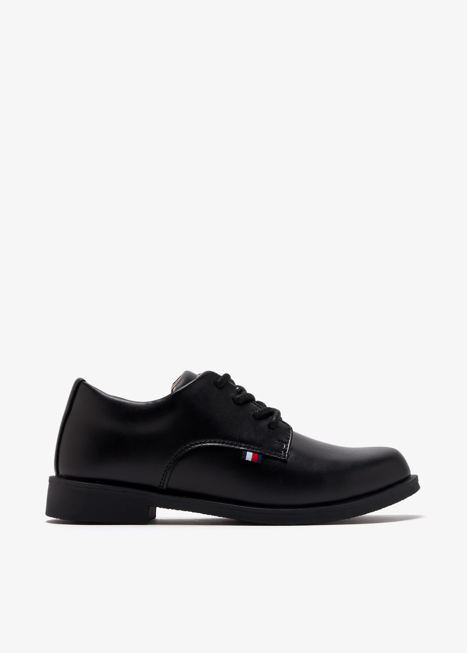 

Leather derby shoes, Black