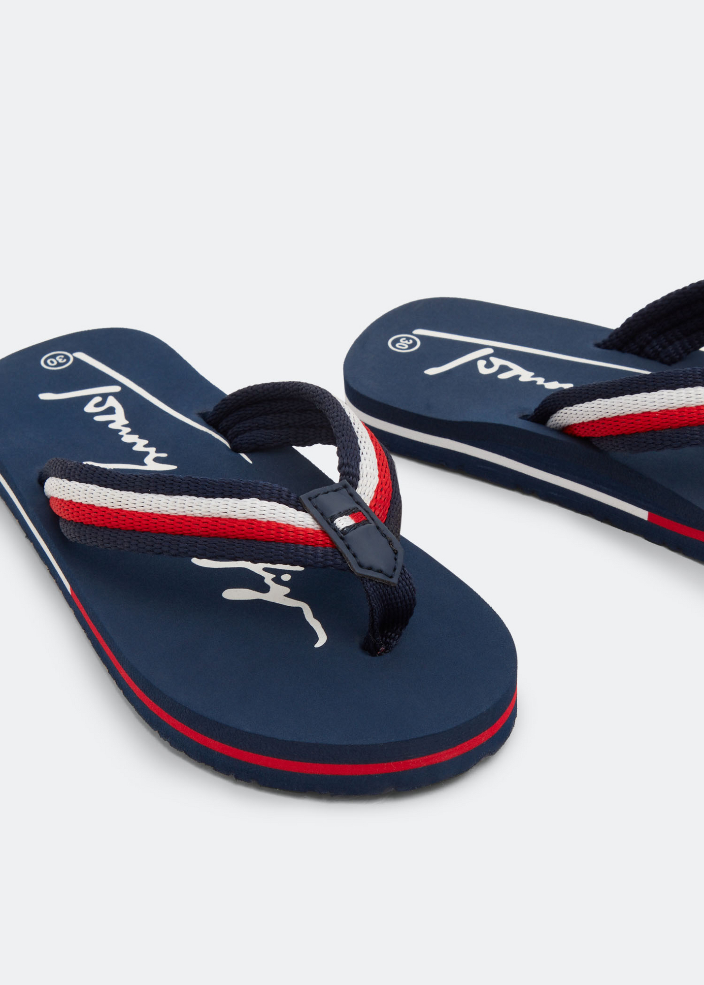 

Logo printed flip flops, Blue