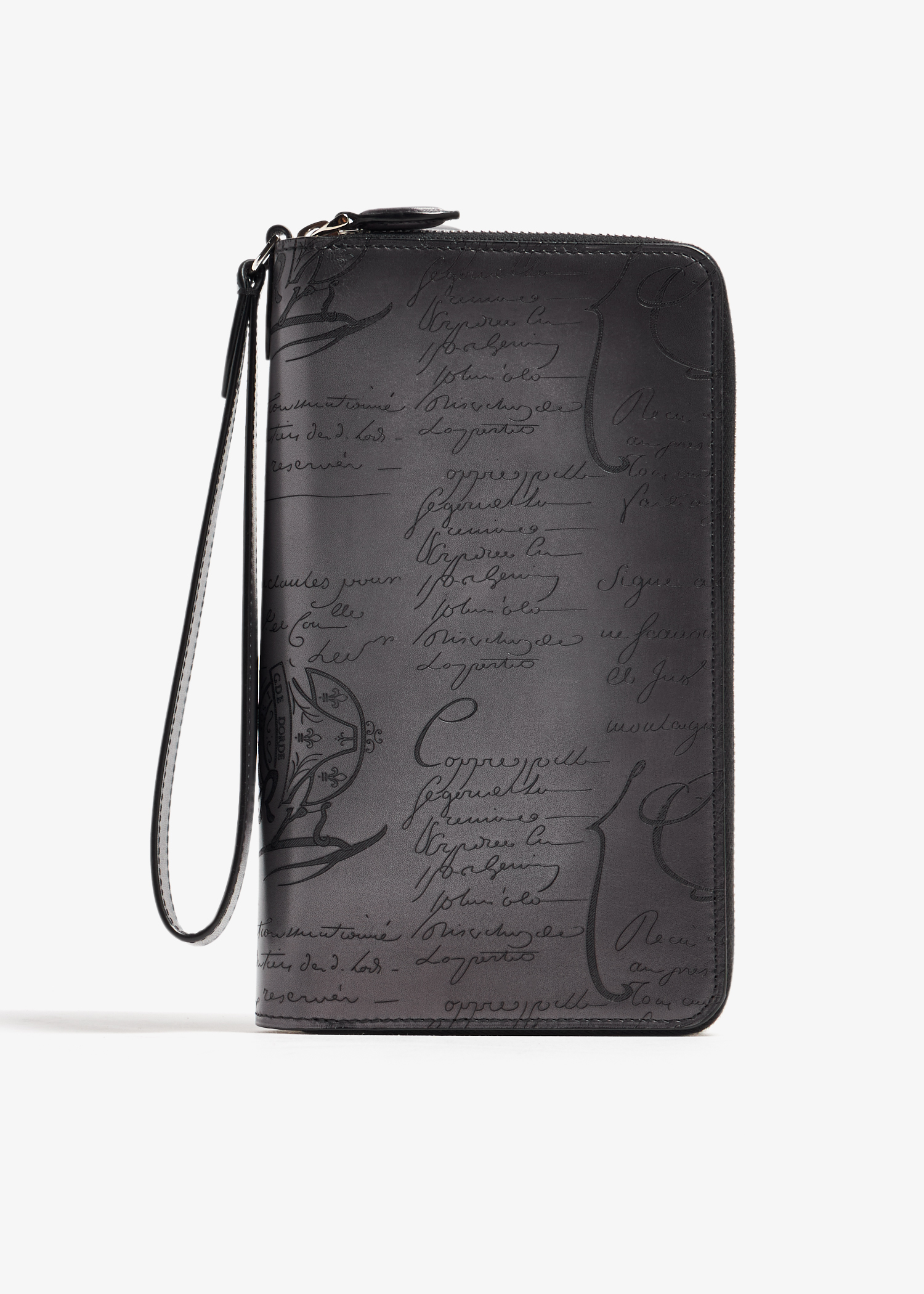 

Tali Scritto leather wallet, Grey