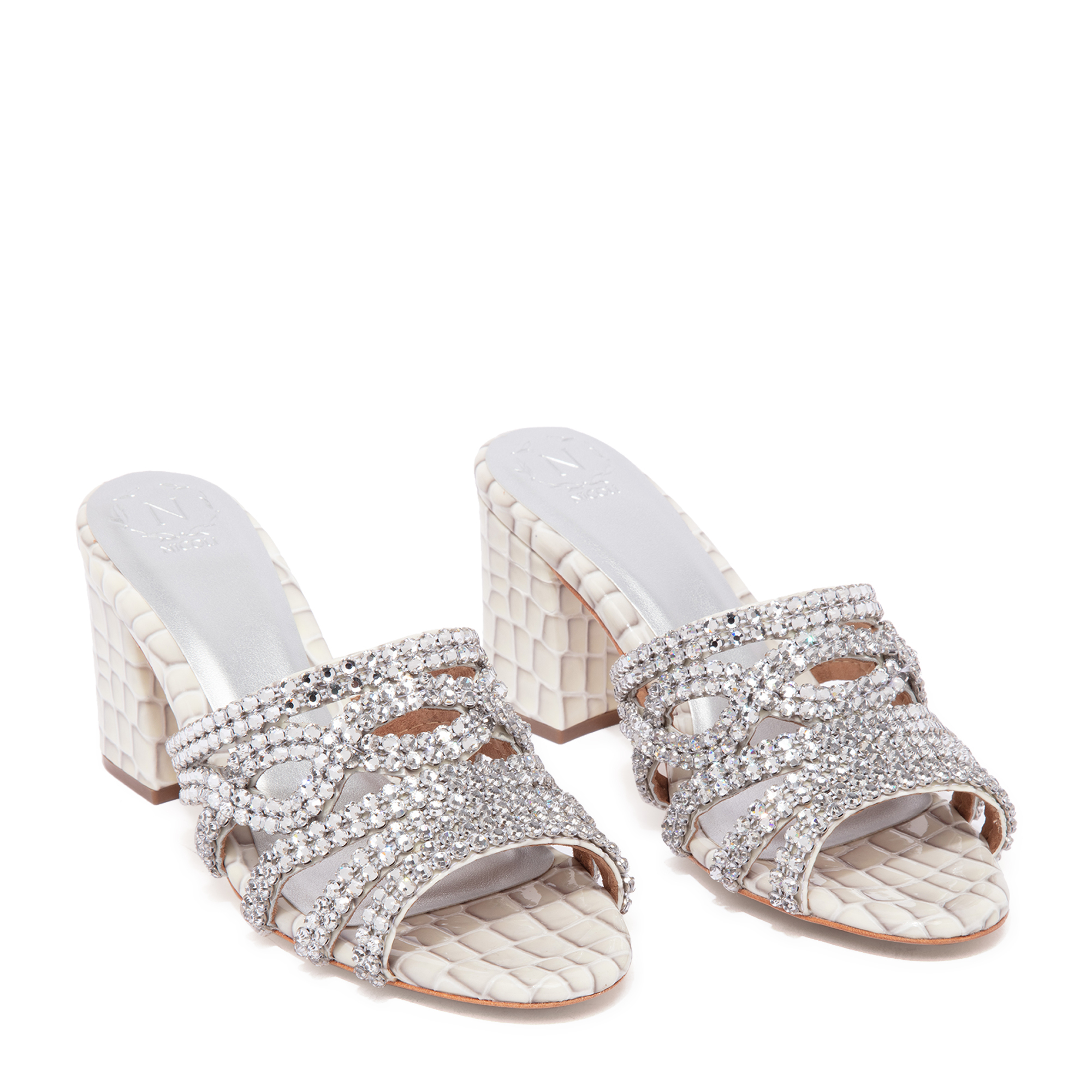 

Talon sandals, White