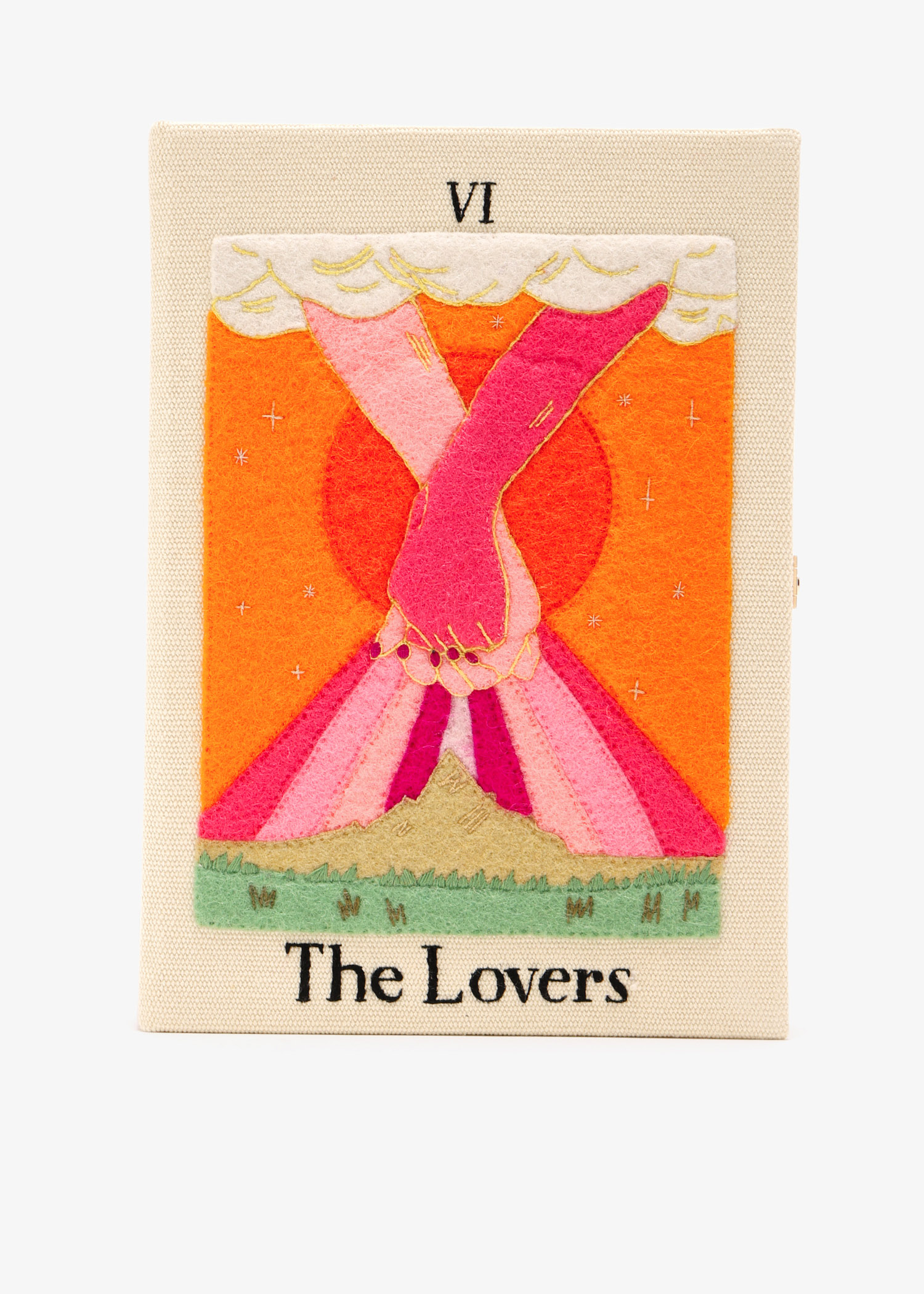 

The Lovers VI book clutch, Orange