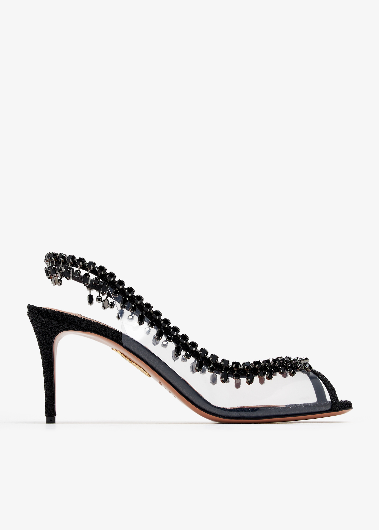 

Temptation crystal sandals, Black