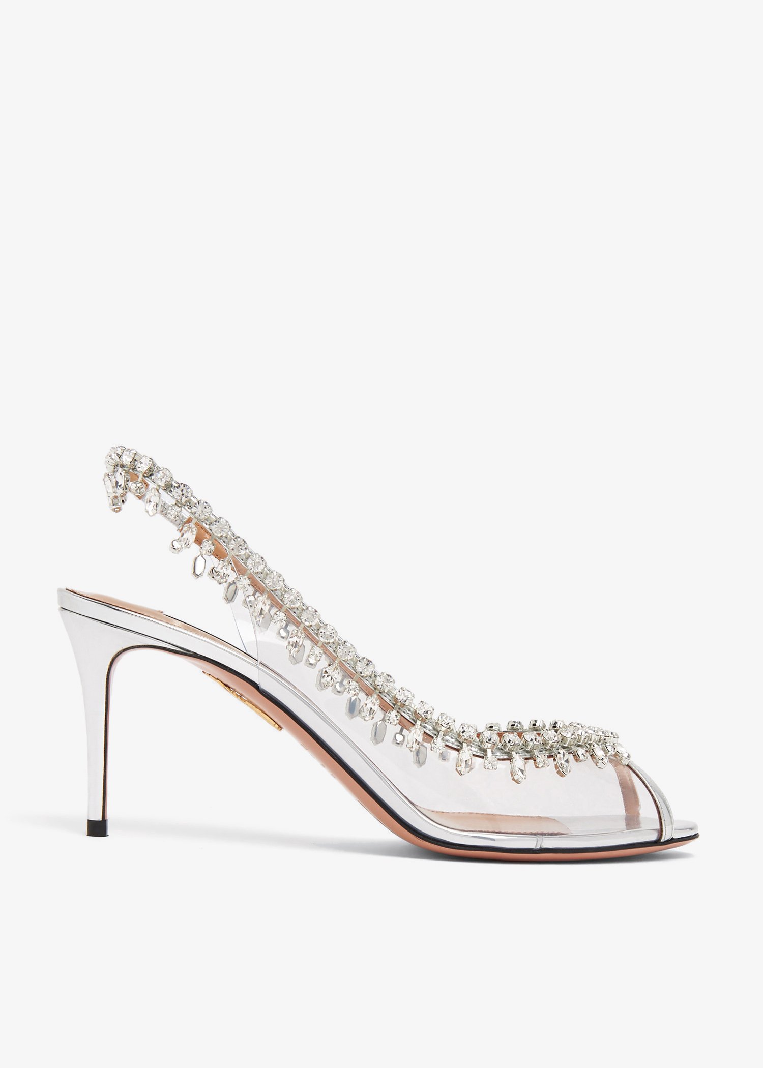 

Temptation crystal sandals, Silver