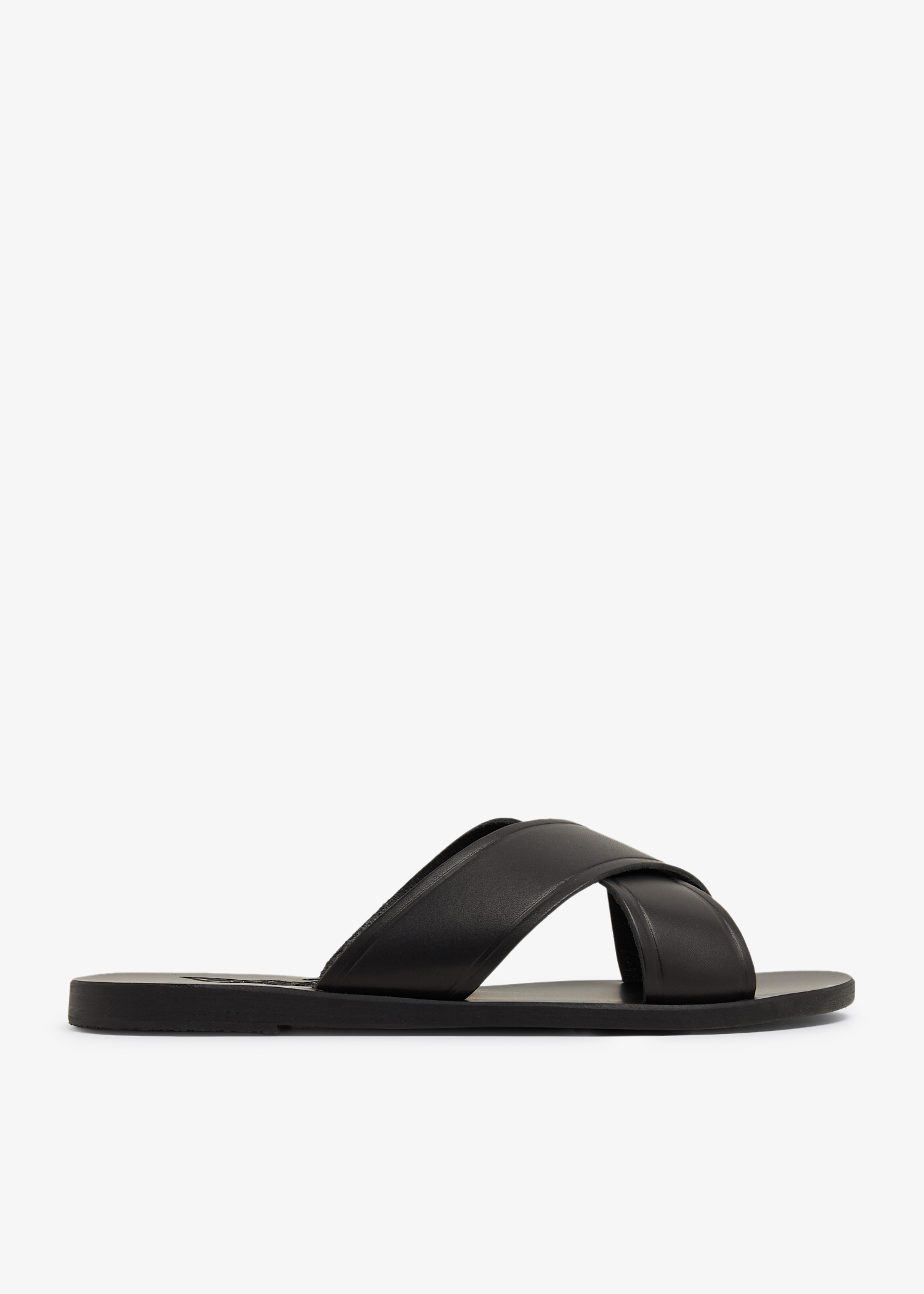 

Thais leather sandals, Black